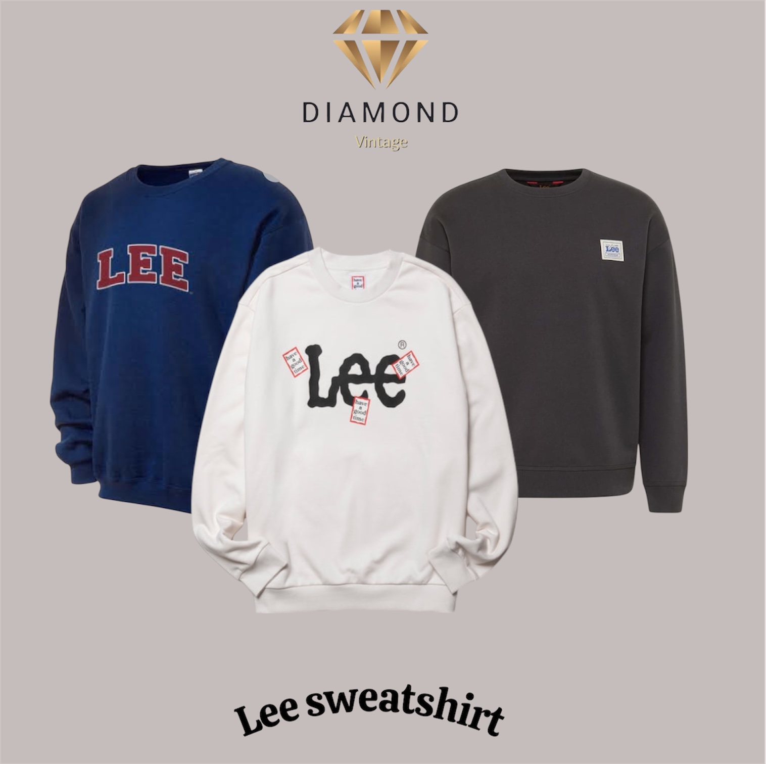 Lee Crewnecks Sweatshirt (DV -01-530)