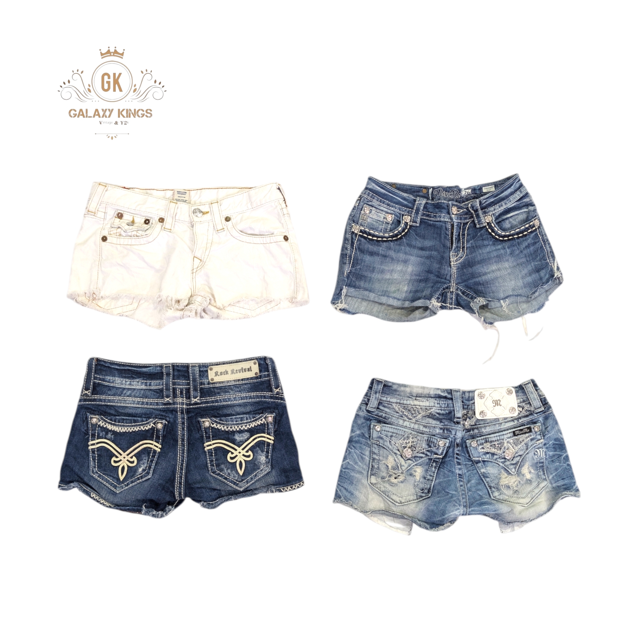 Miss Me True Religion e Rock Revival Shorts