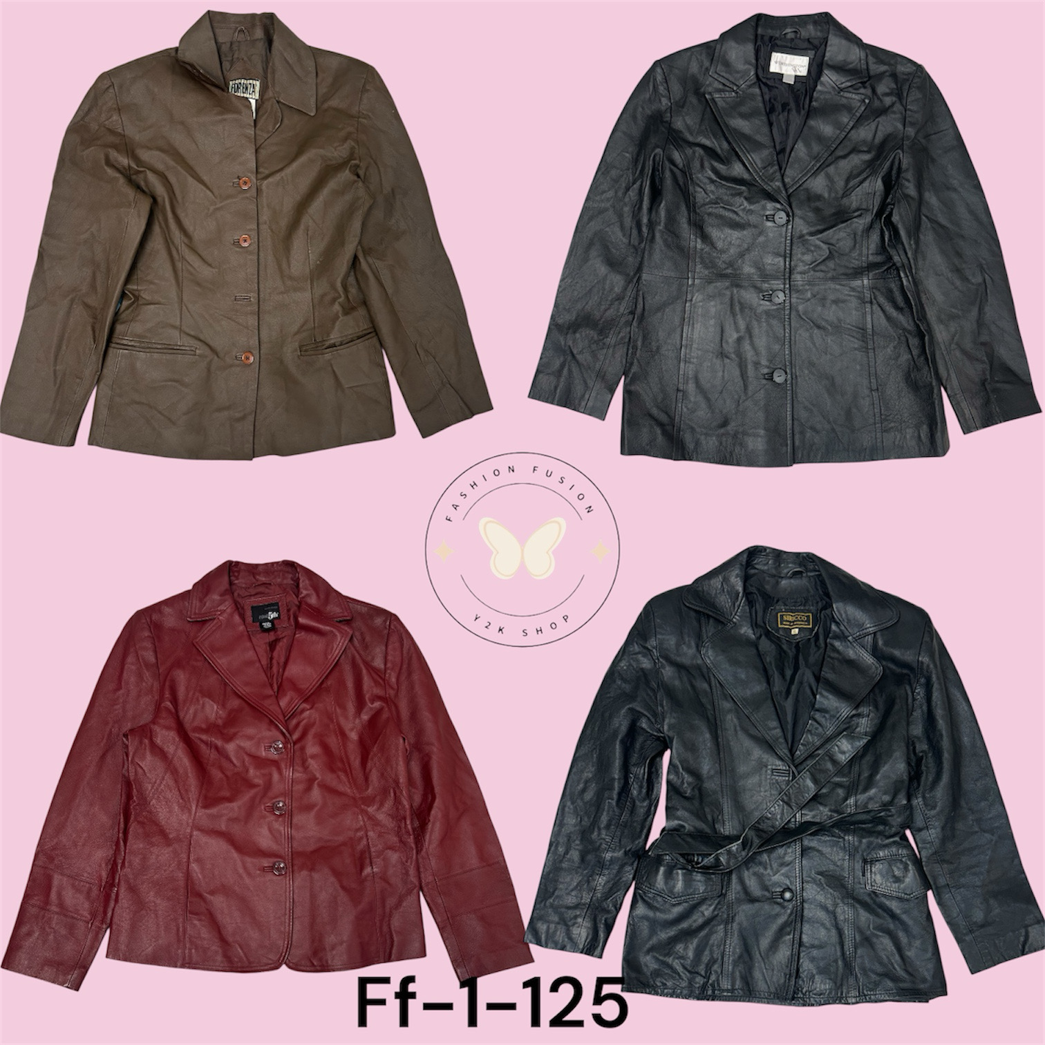 Lightweight Leather Jacket – Everyday Comfort (FF-1-125)