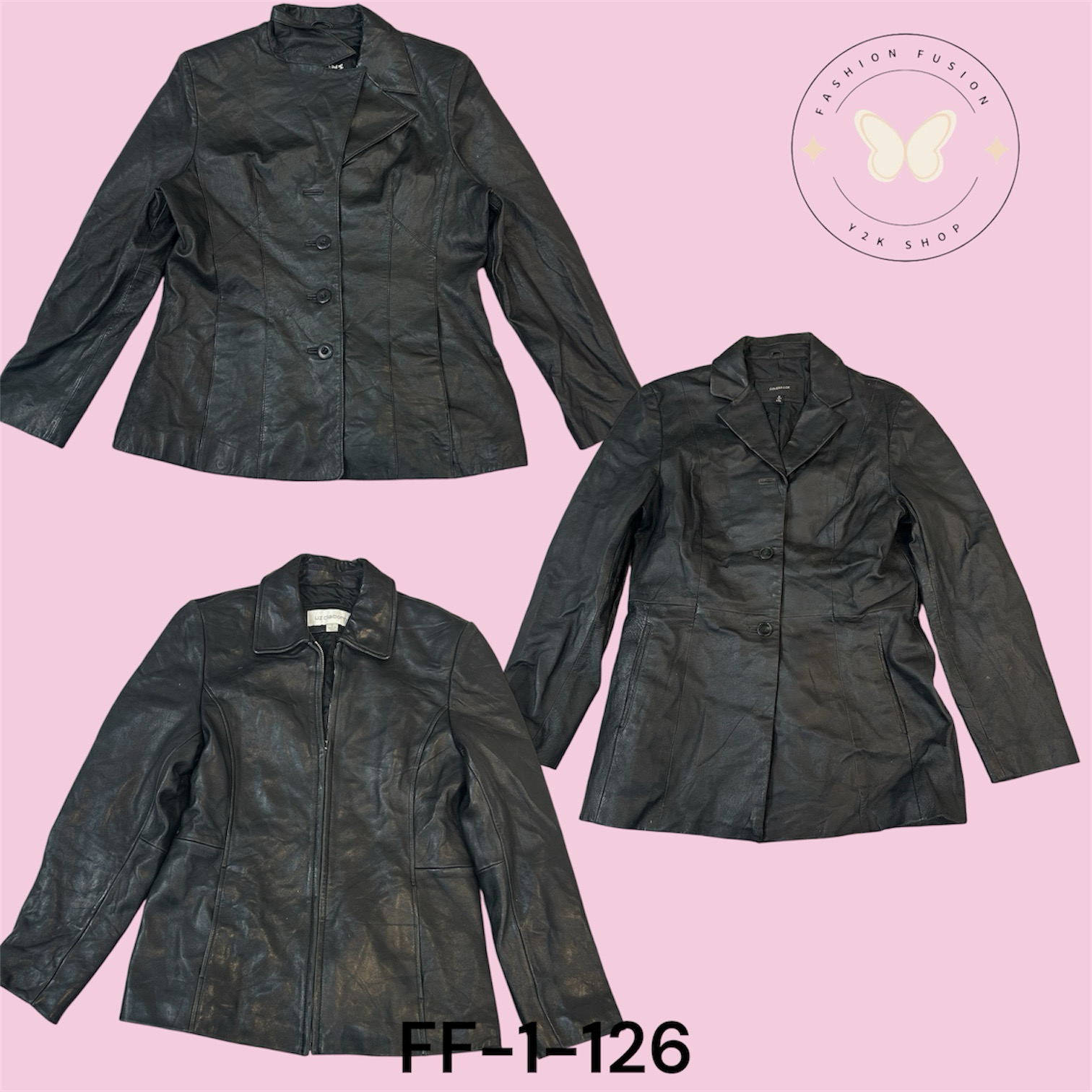 Genuine Leather Motorcycle Jacket  (FF-1-126)