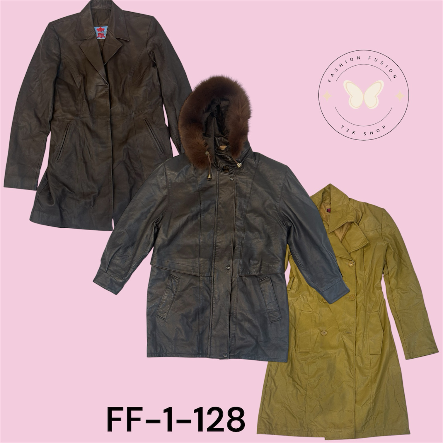Damen Echtlederjacke (FF-1-128)