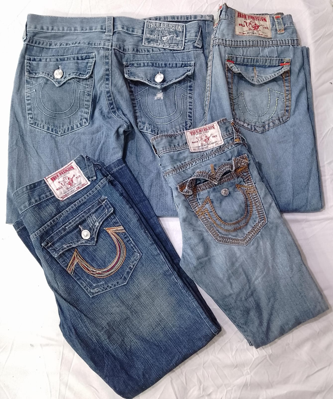 CR6248 True Religion Jeans Masculinos