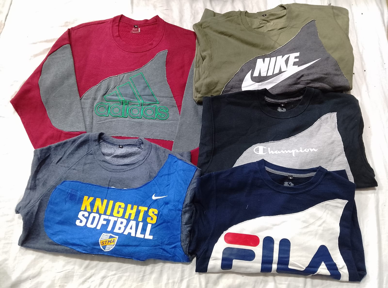 CR6253 Felpe Patchwork Riciclate