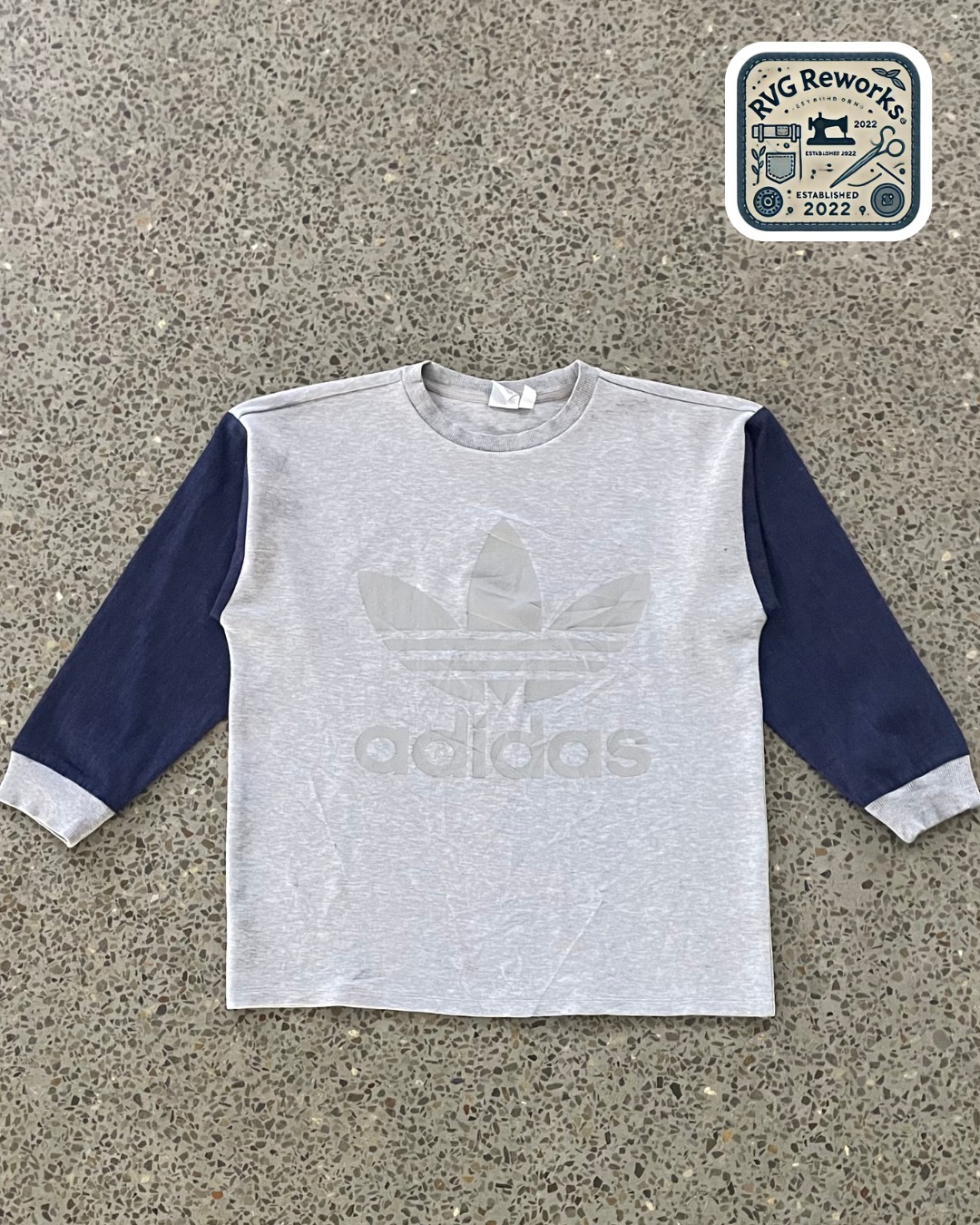 Pull surdimensionné Adidas upcyclé