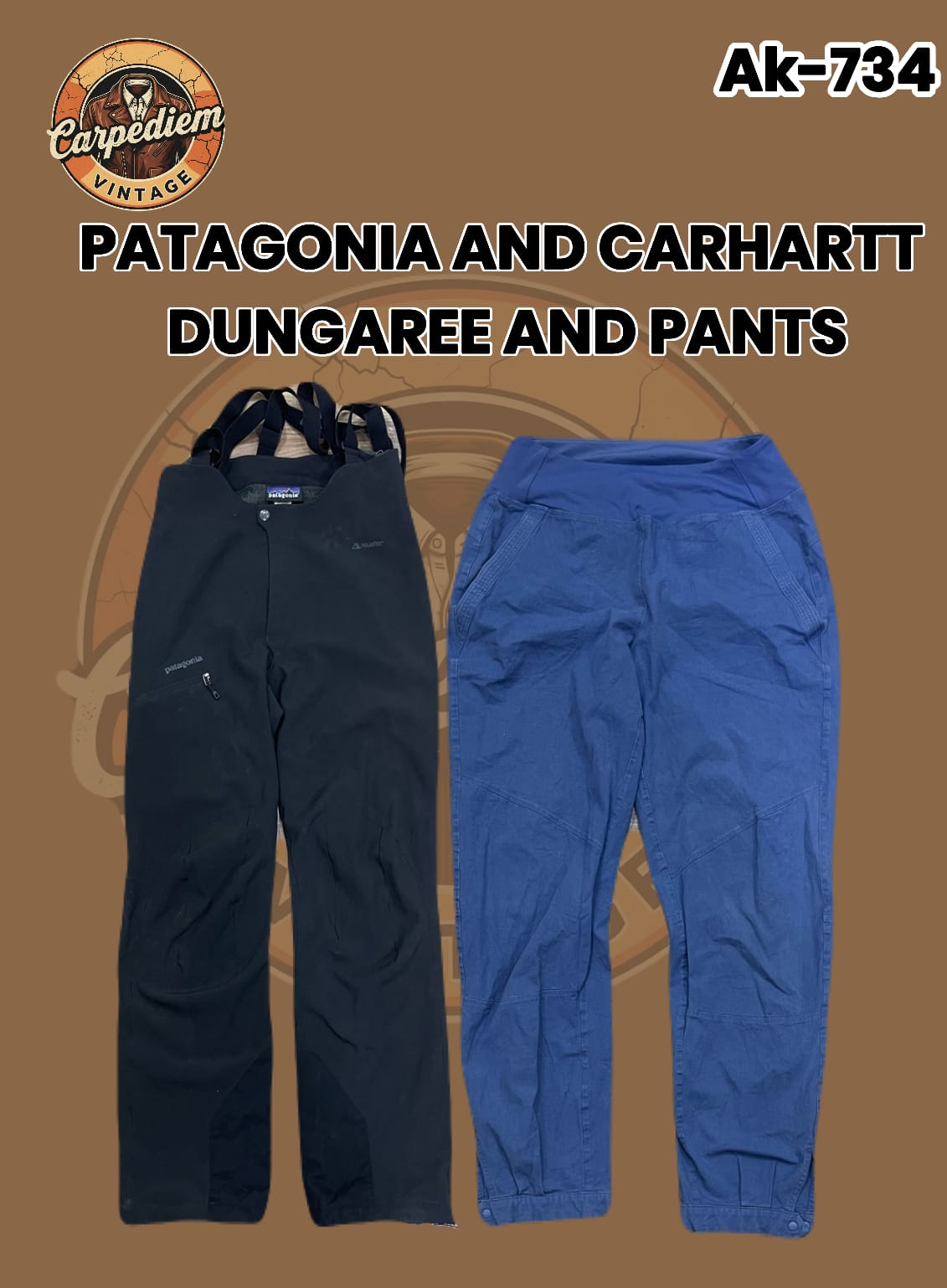 Patagonia And Carhartt Dungaree And Pants Ak-734