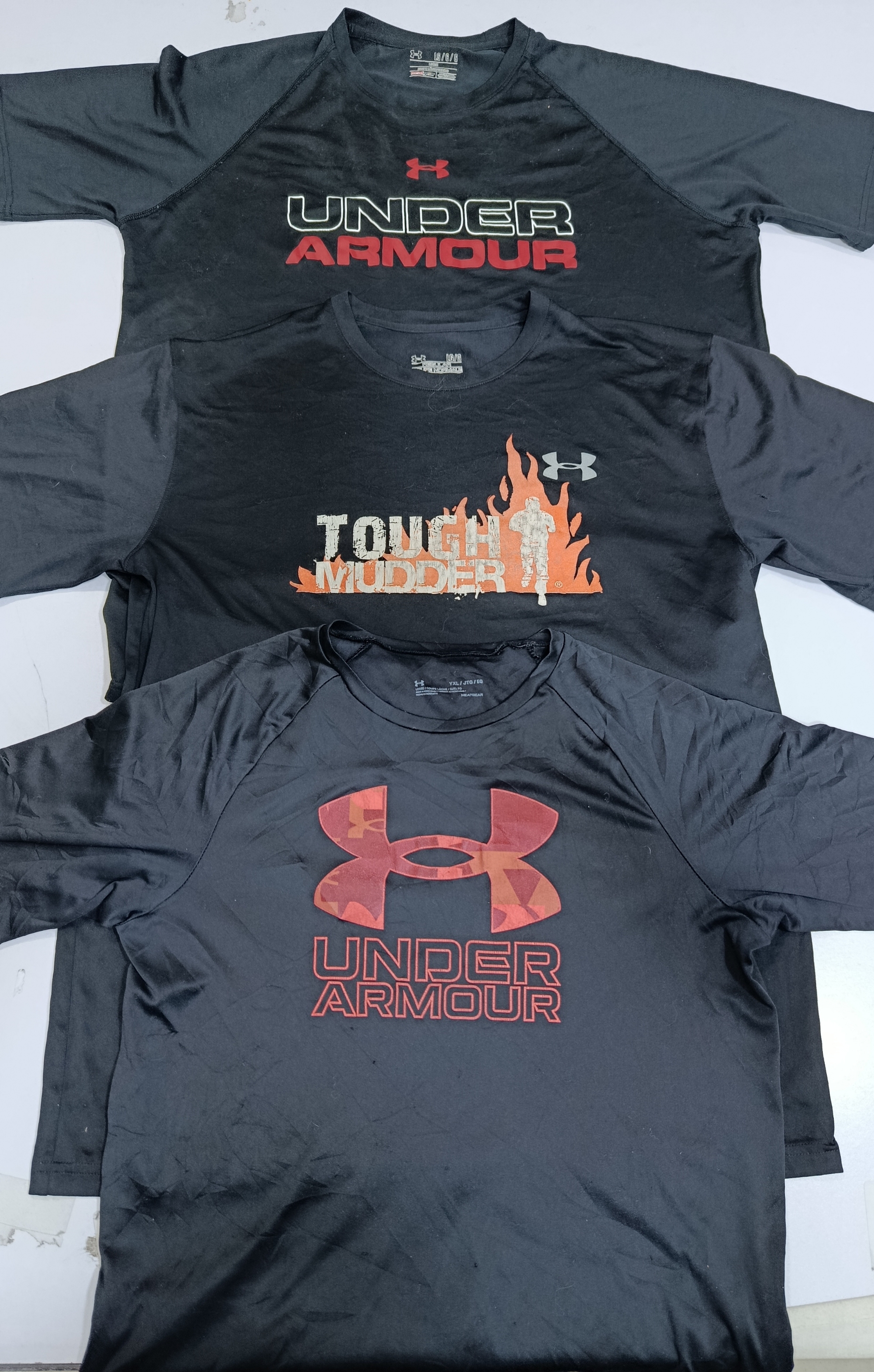 T-shirt noir Under Armour 9Pcs (RV # 160)