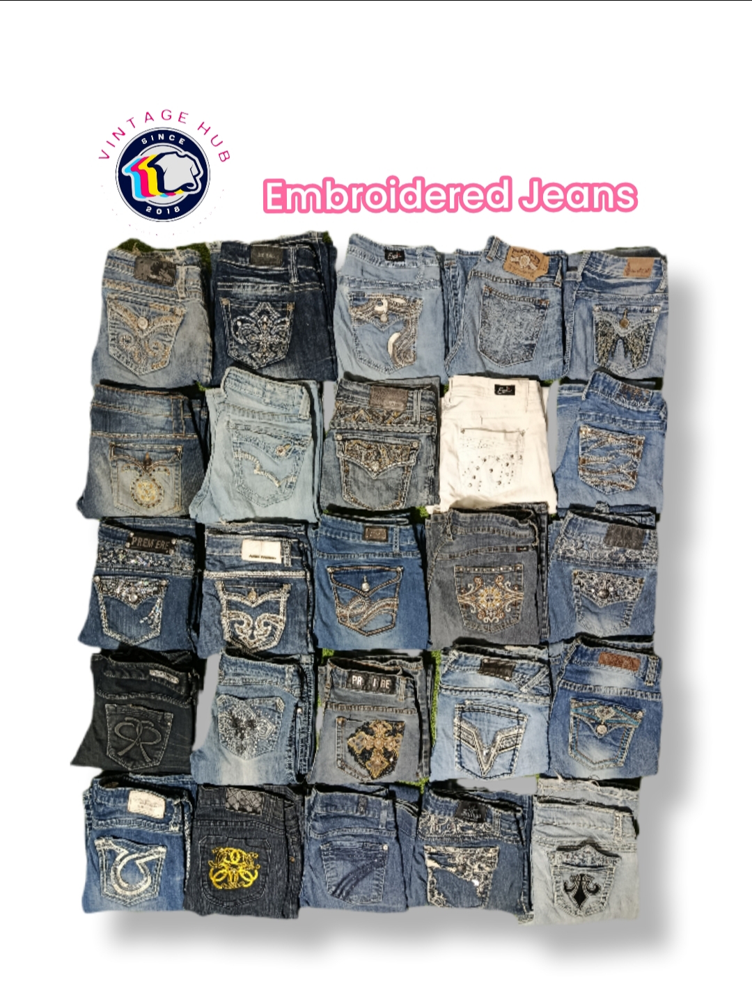 Embroidered Jeans