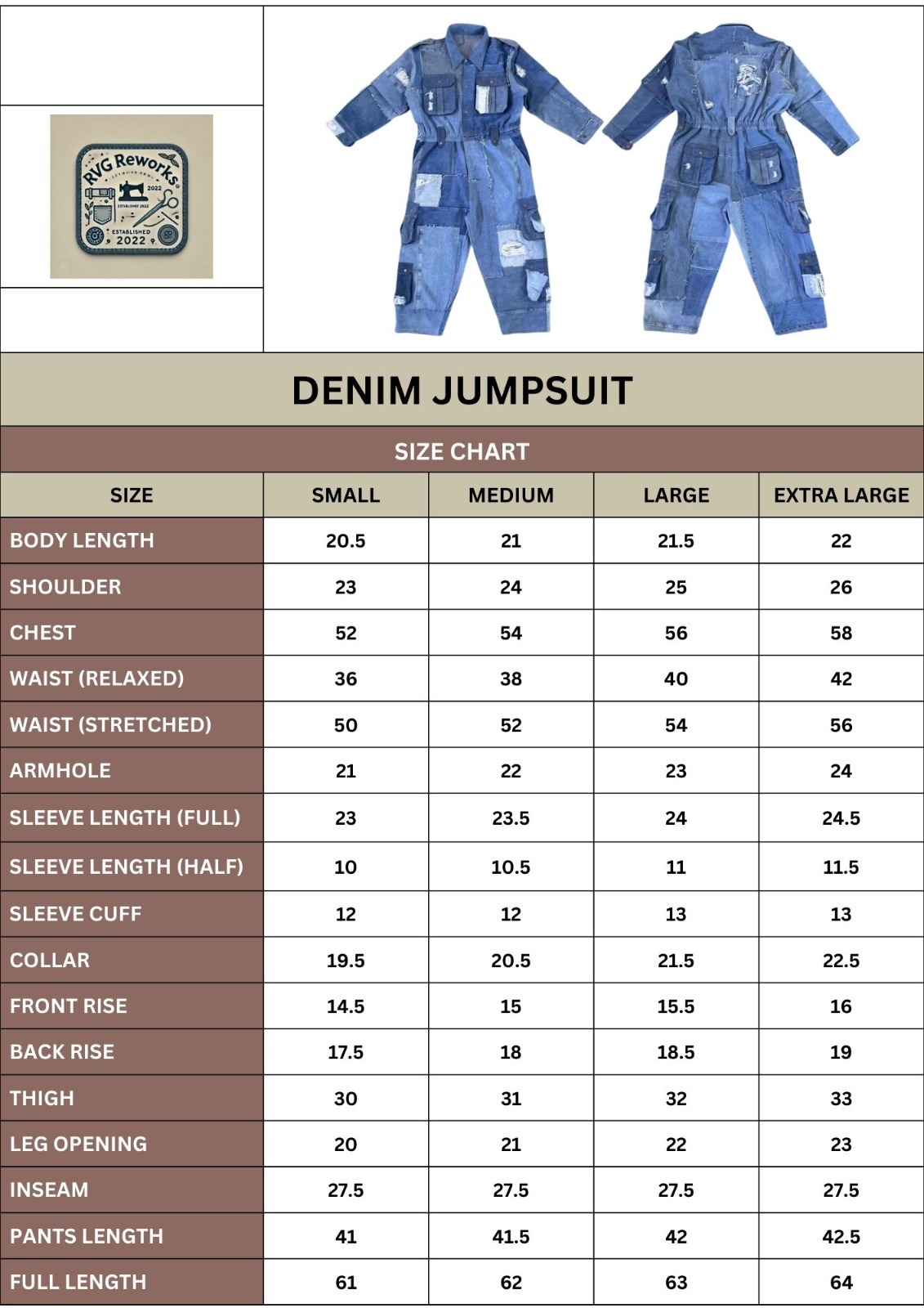 Upcycled Utility Patchwork Jeansoverall