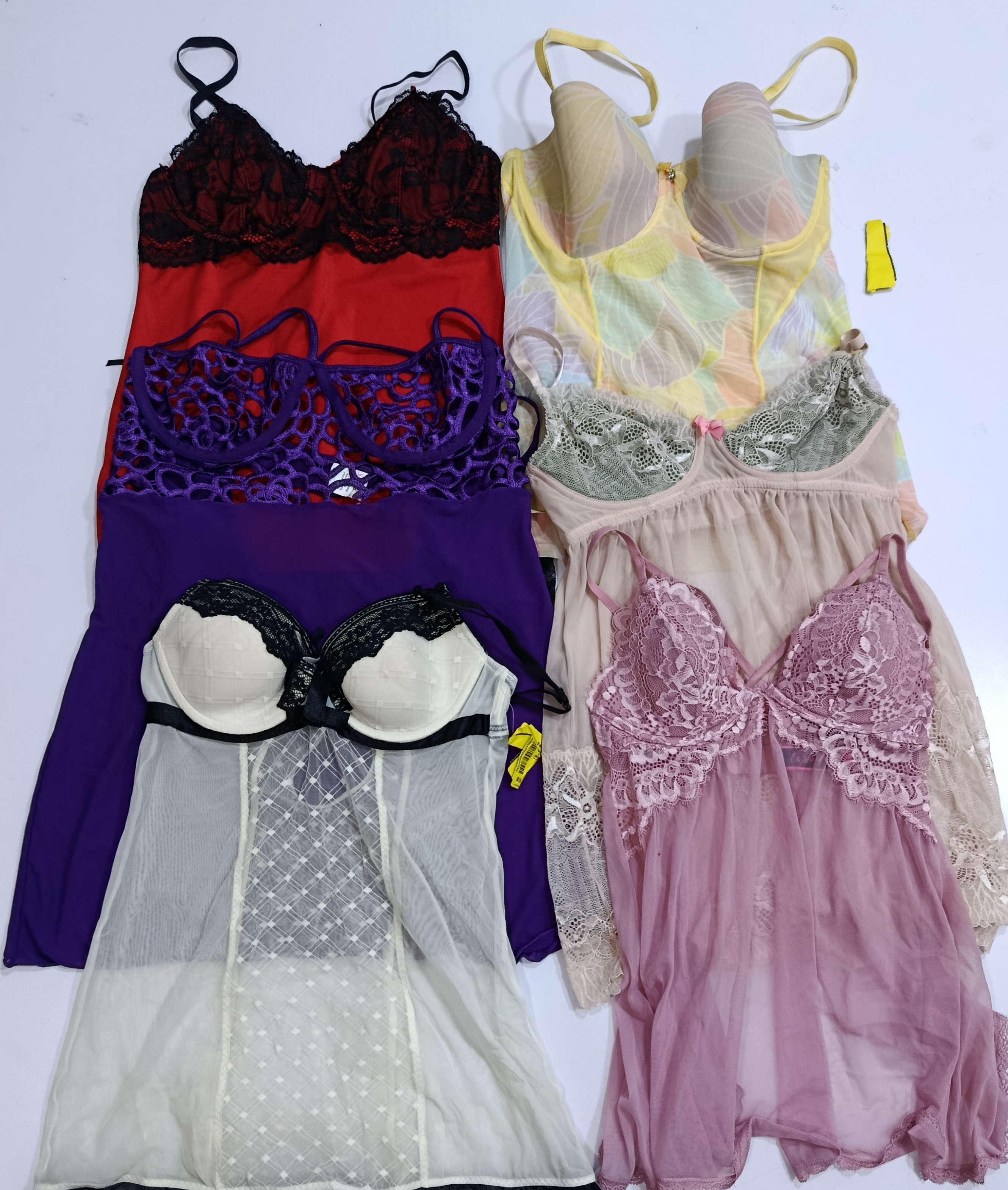 Y2K Lingerie Tops 10Pcs (RV # 167)