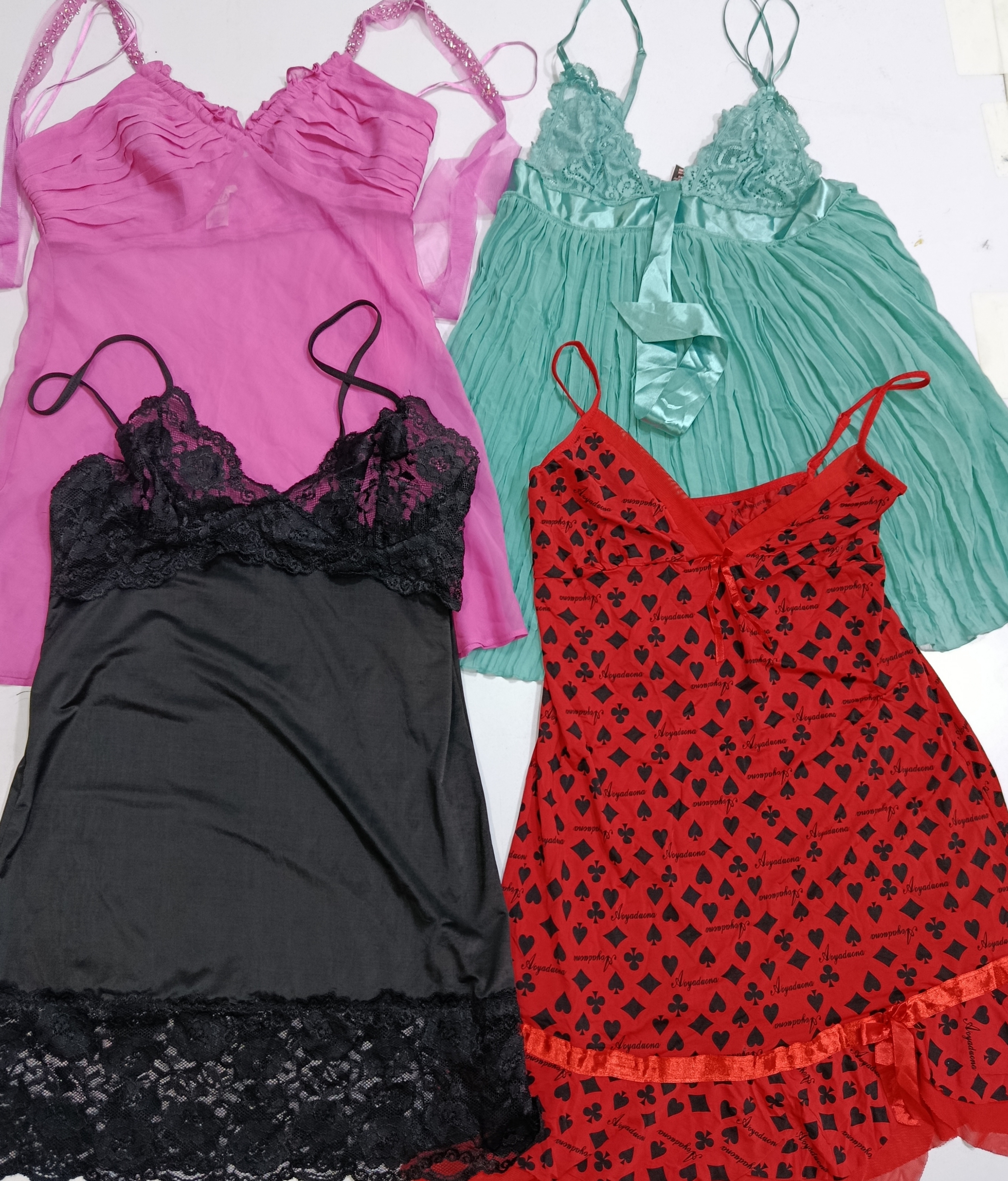 Y2K Seiden-Cami-Top 10Pcs (RV # 168)