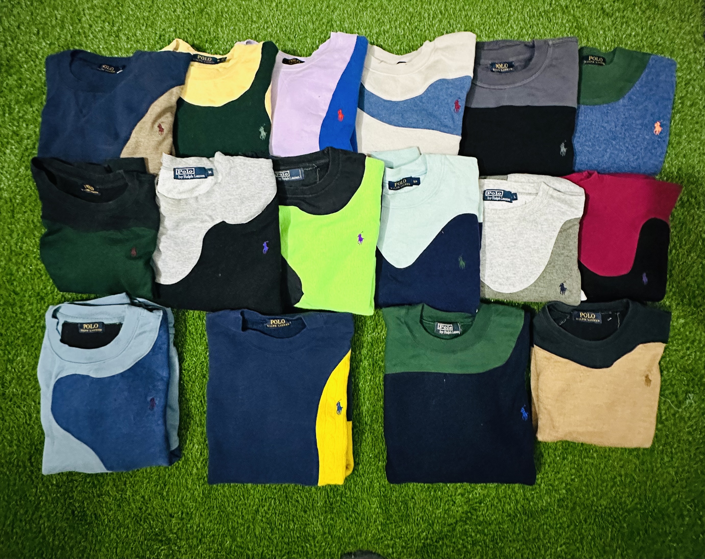 Felpa Polo Upcycle 16 pezzi