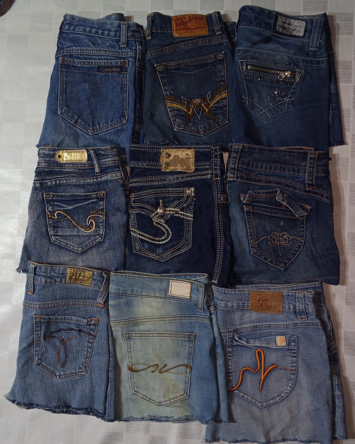 TOMMY HILFIGER  AND OTHER MIX BRANDS MINI SKIRTS (ID 1106)