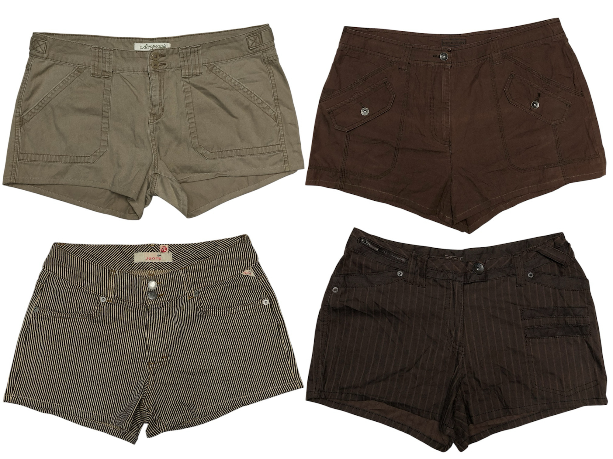 Y2k Safari Girl x Cargo Shorts : TT-129