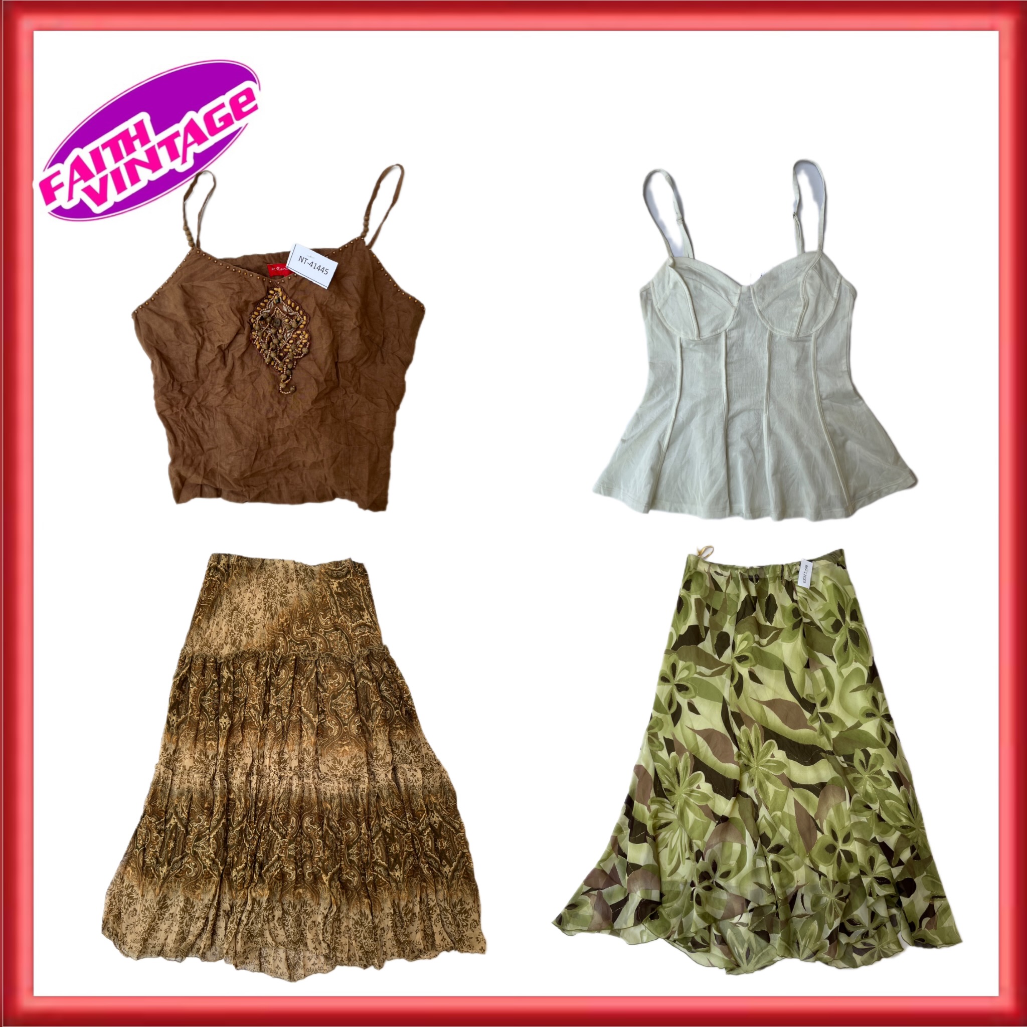 Forever Legit Girls Mix Blusen- und Rock-Set (FV-483)