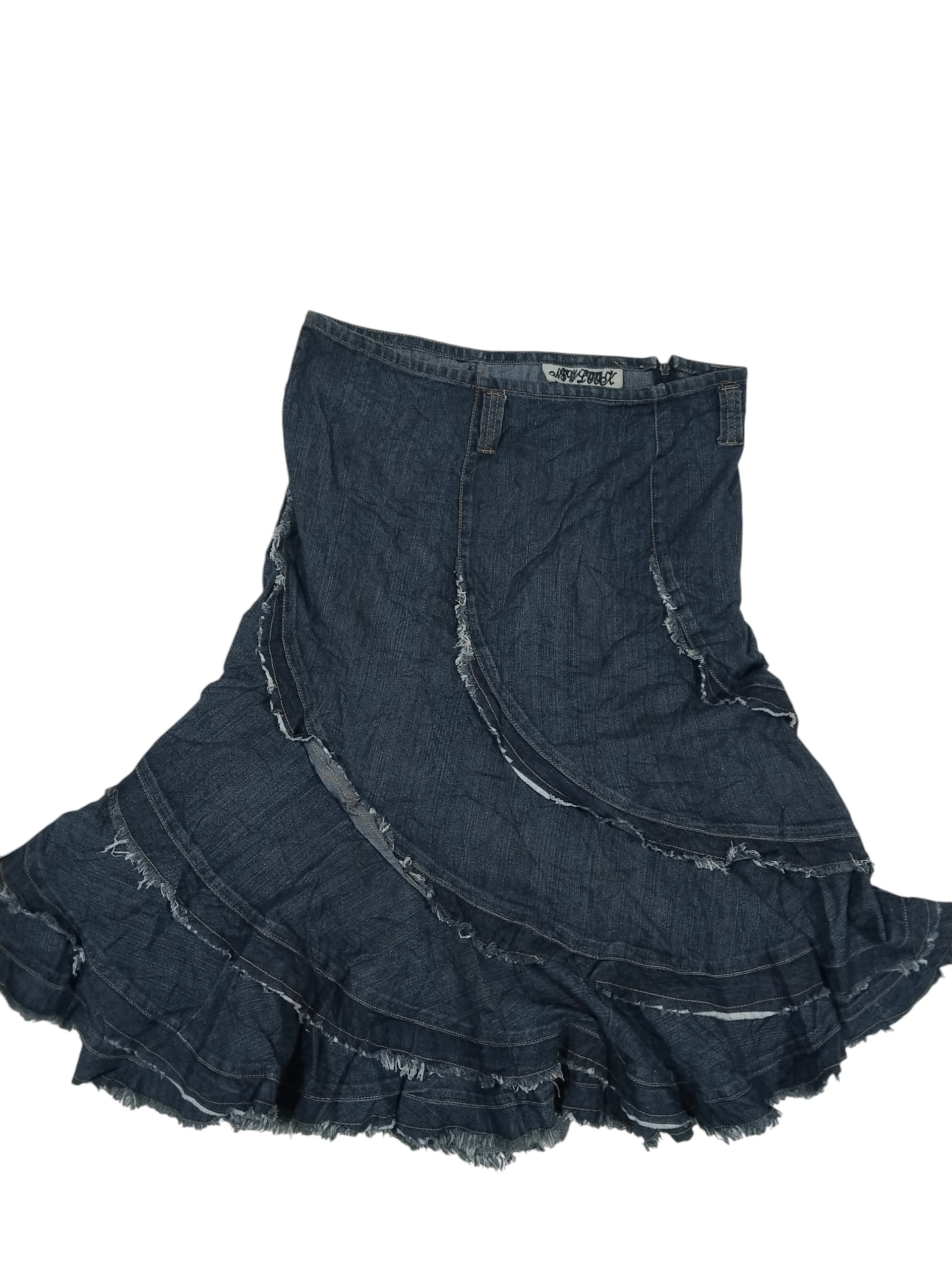 Y2K denim skirt