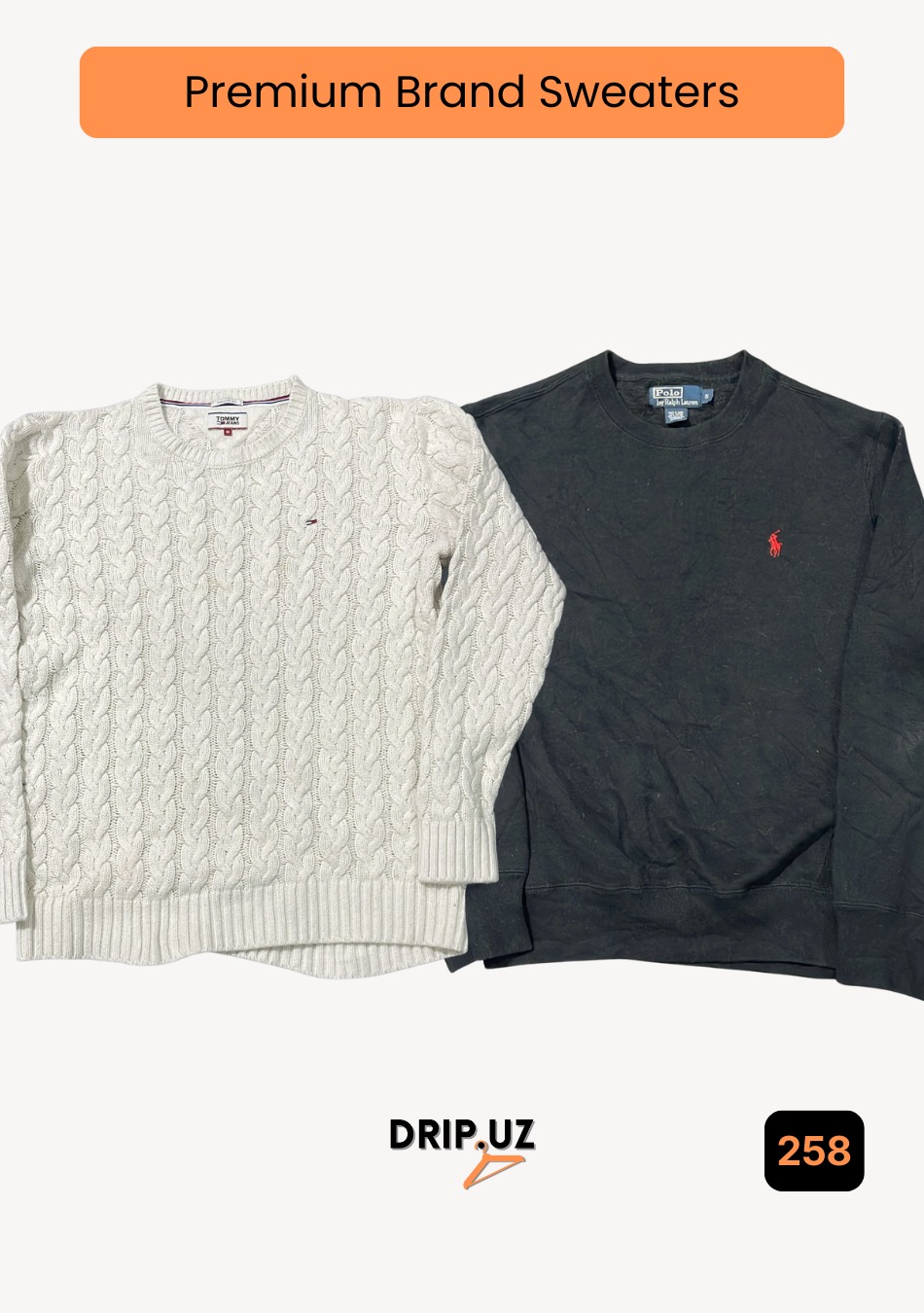 Premium brand Sweaters -Ralph Lauren, Tommy &more