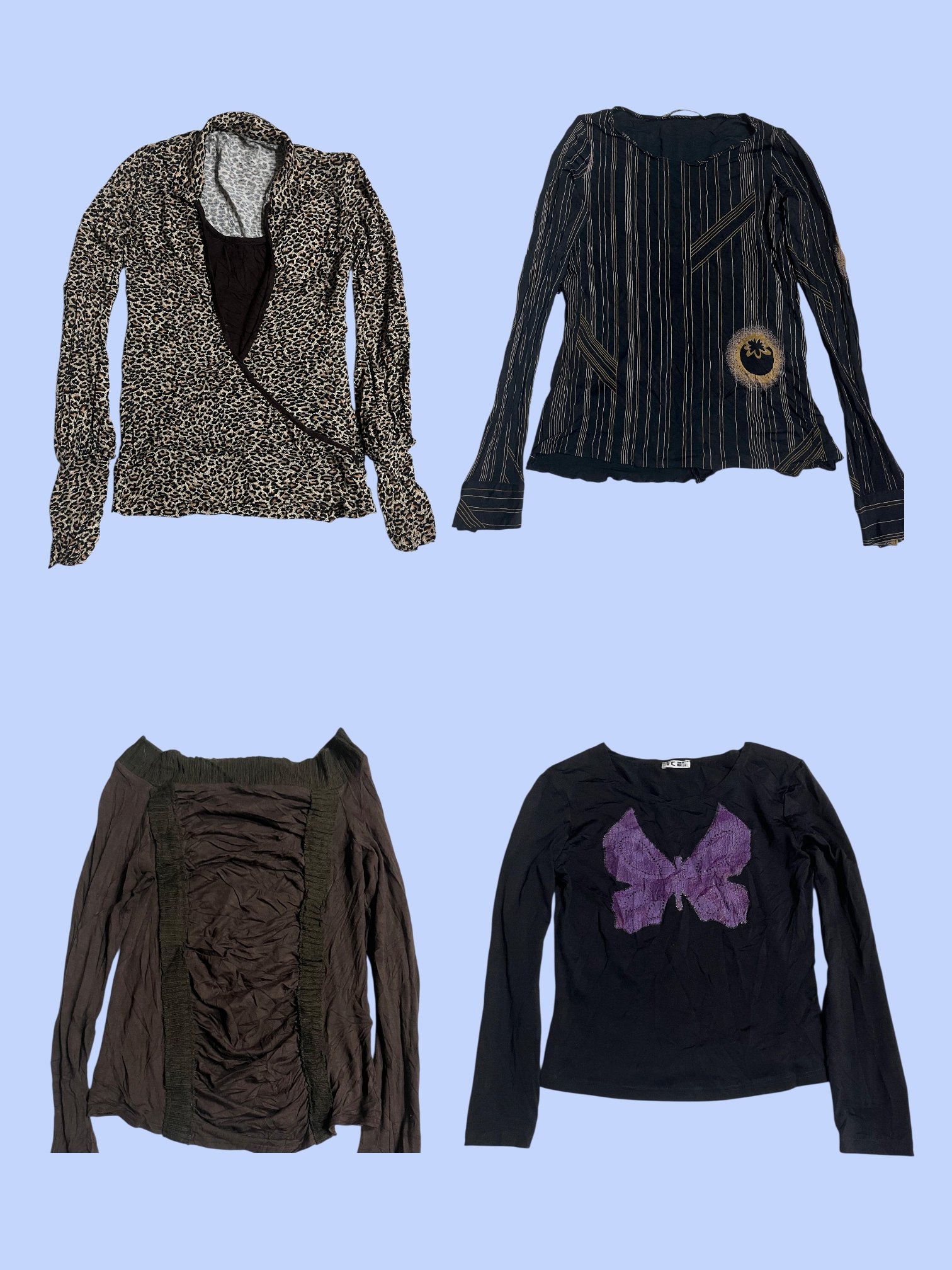 Y2k long sleeves Tops