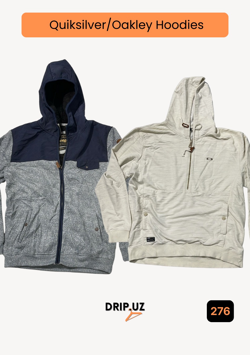 Quiksilver & Oakley Hoodies