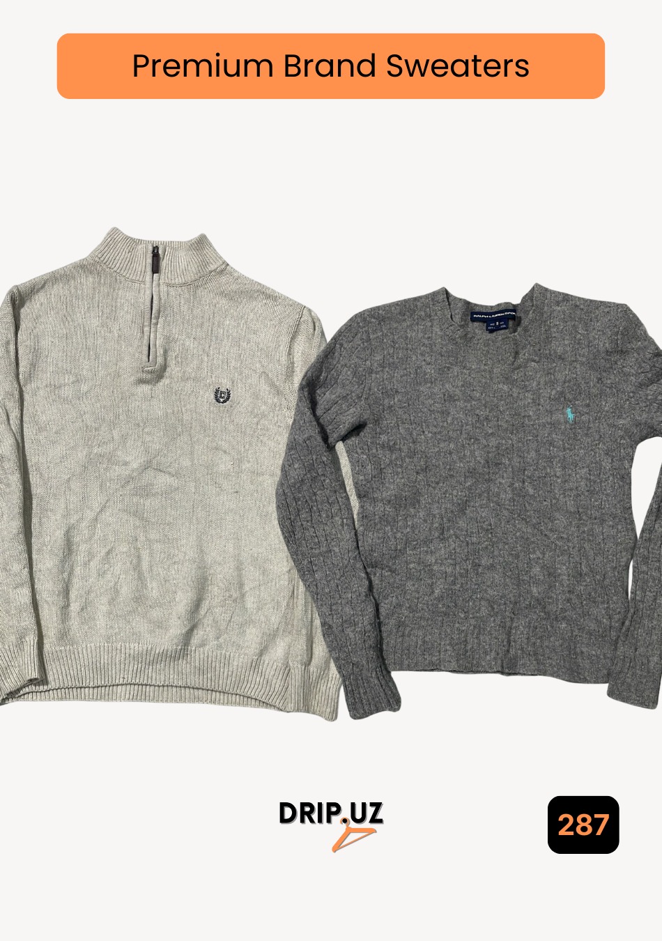 Premium brand Sweaters -Ralph Lauren & more