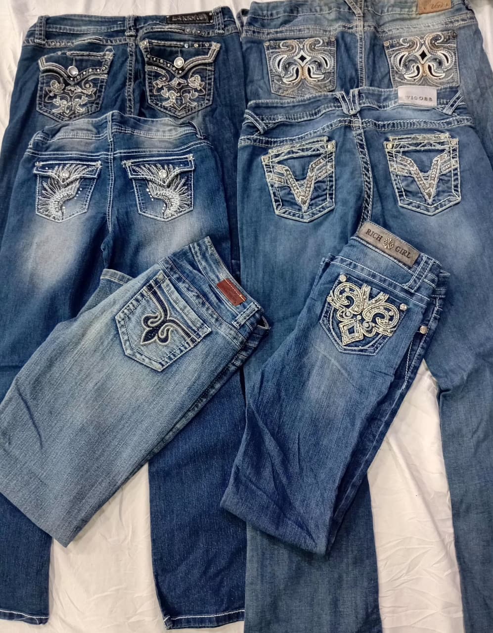 CR6268 Y2K Flare Jeans