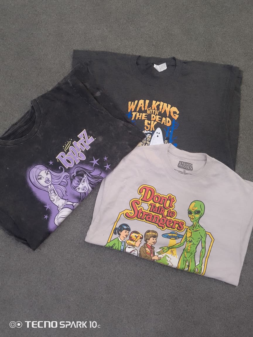 ZV1723 Cartoon-Print T-Shirts