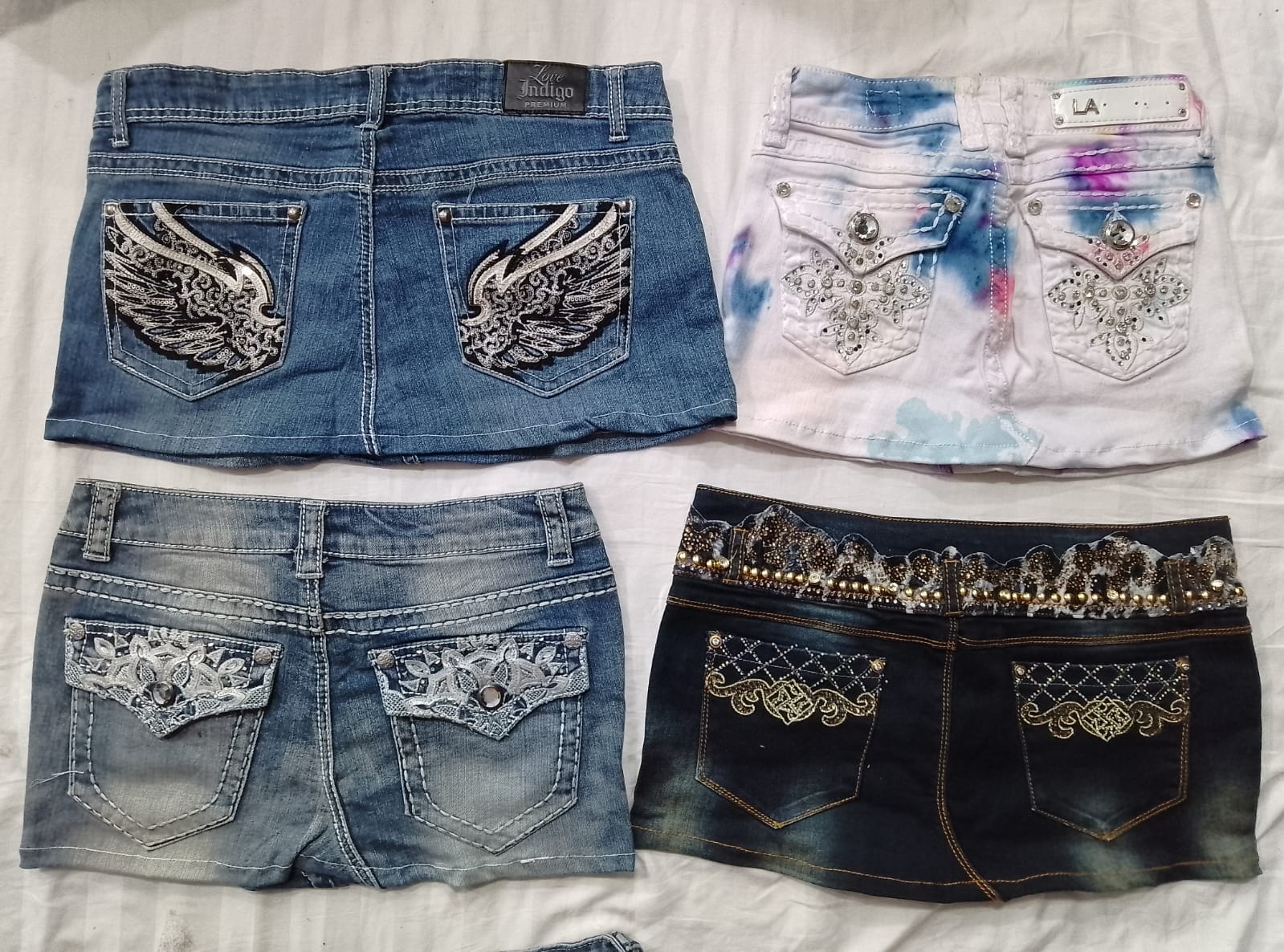 CR6282 Upcycle Y2K Skirts