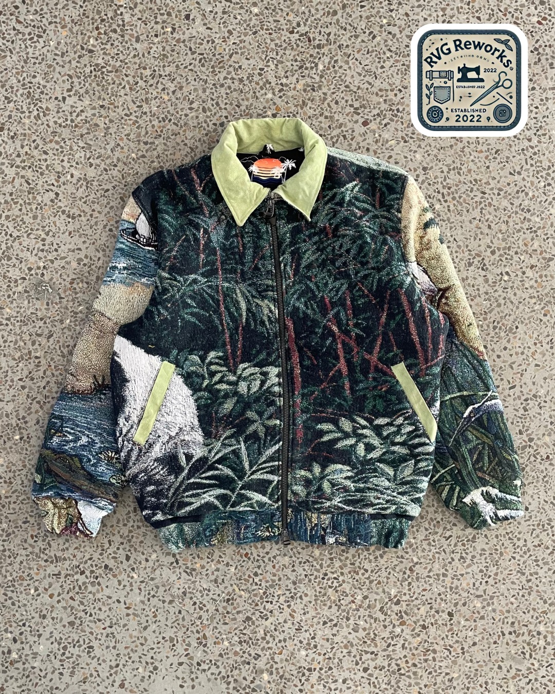 Upcycled Tapestry Jacket