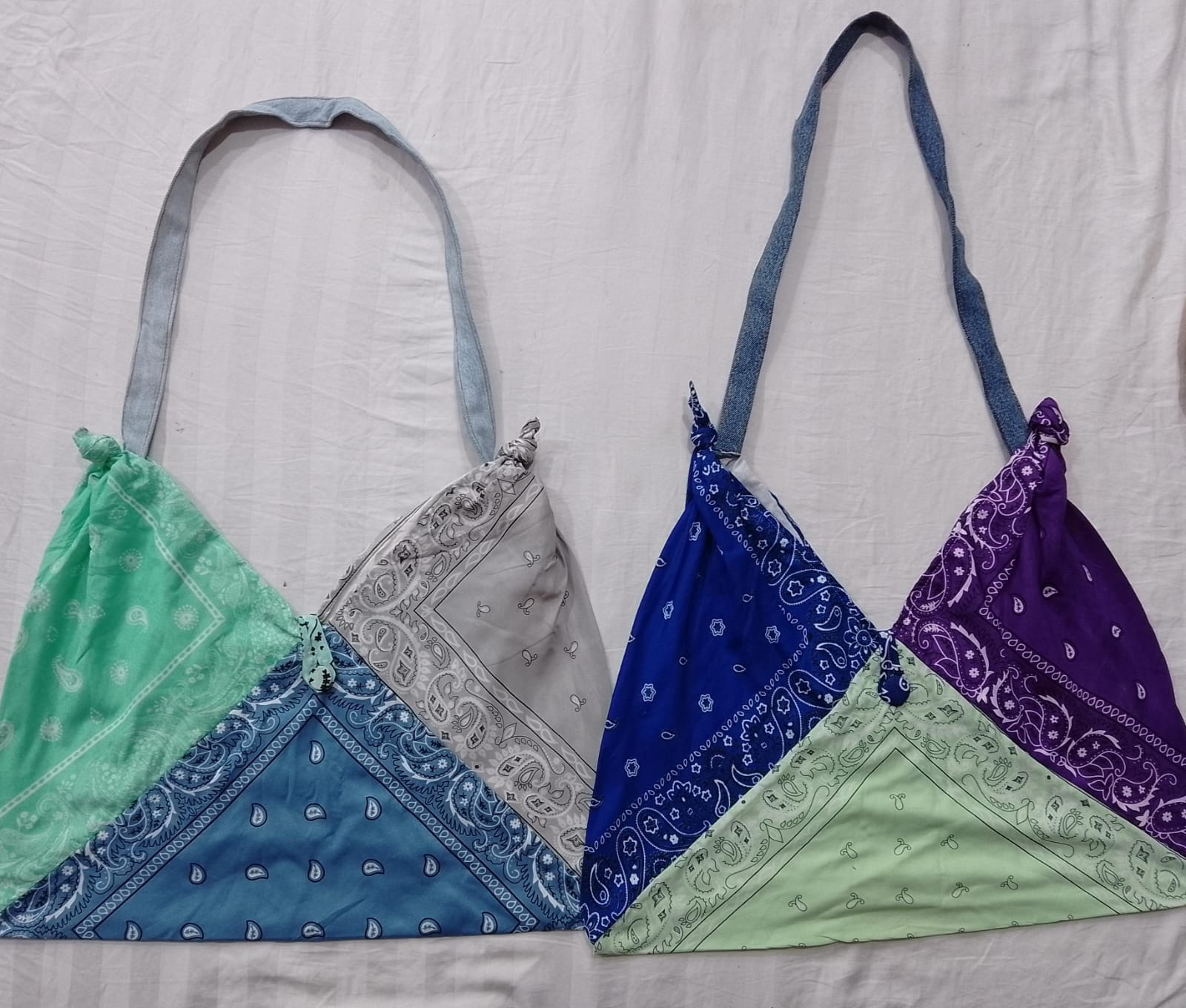 CR6286 Upcycled Bandana Bags
