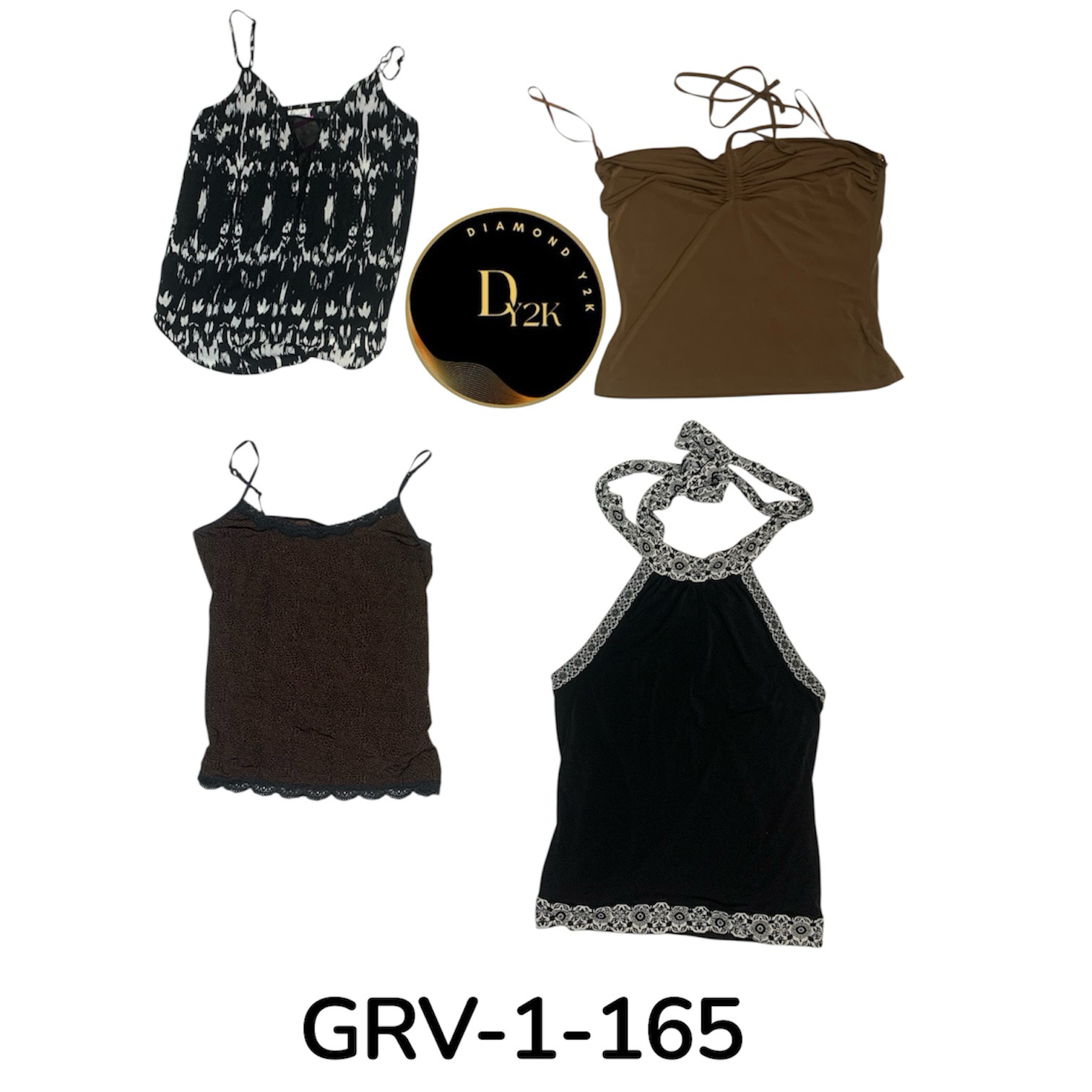 Top Cami Feminino Y2K – Look Clássico dos anos 2000 ( GRv -1-165) (B)