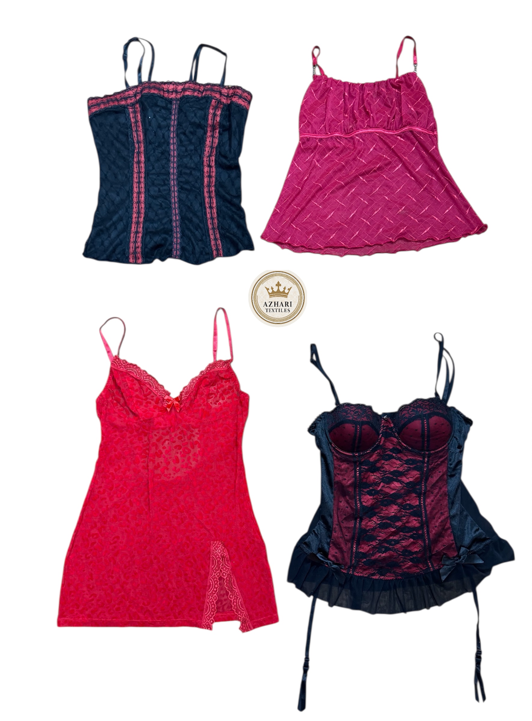 Tops Y2K Rouge 10 pcs À 444