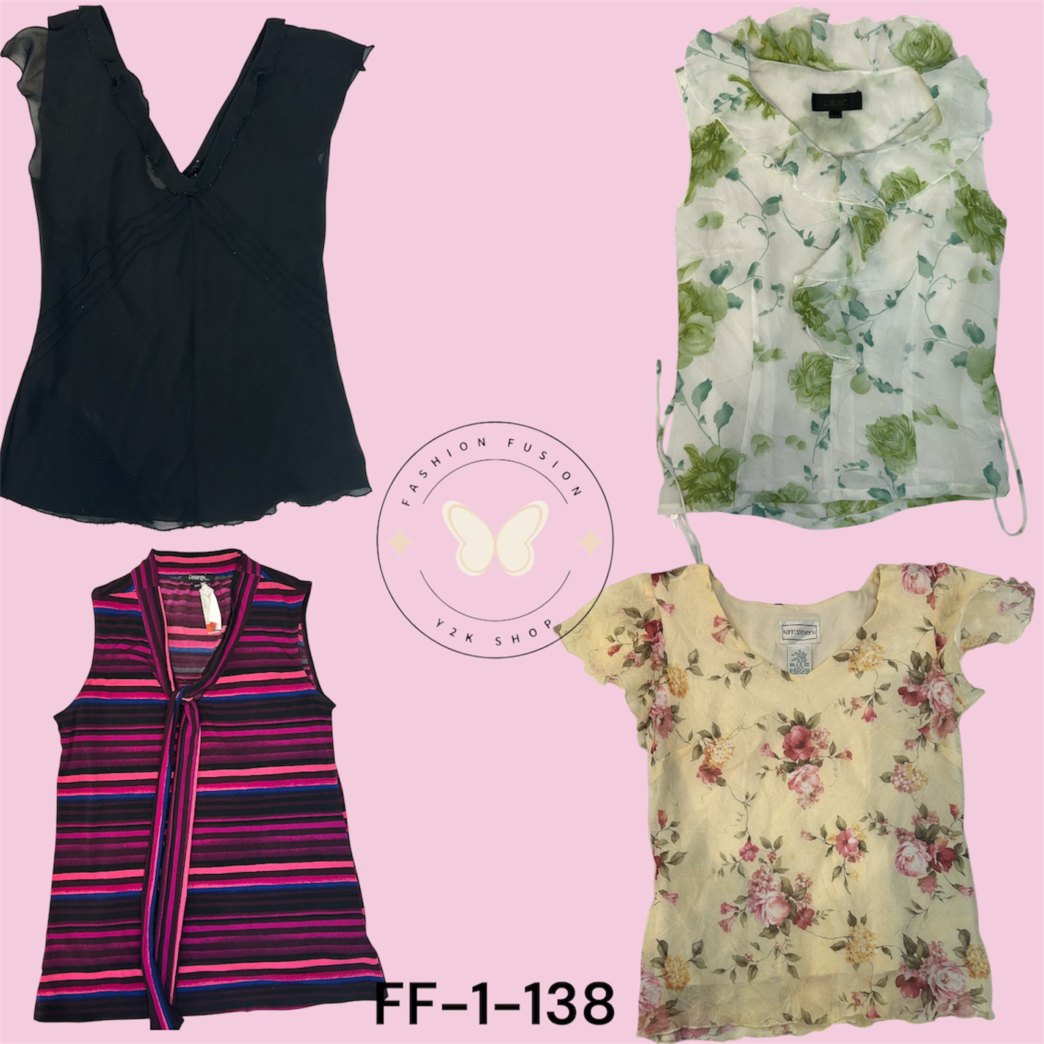 Damen Poly Druck Langarmtop (FF-1-138)