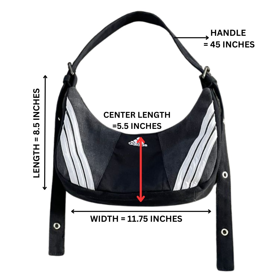 Upcycled Adidas Belt-Strap Bag