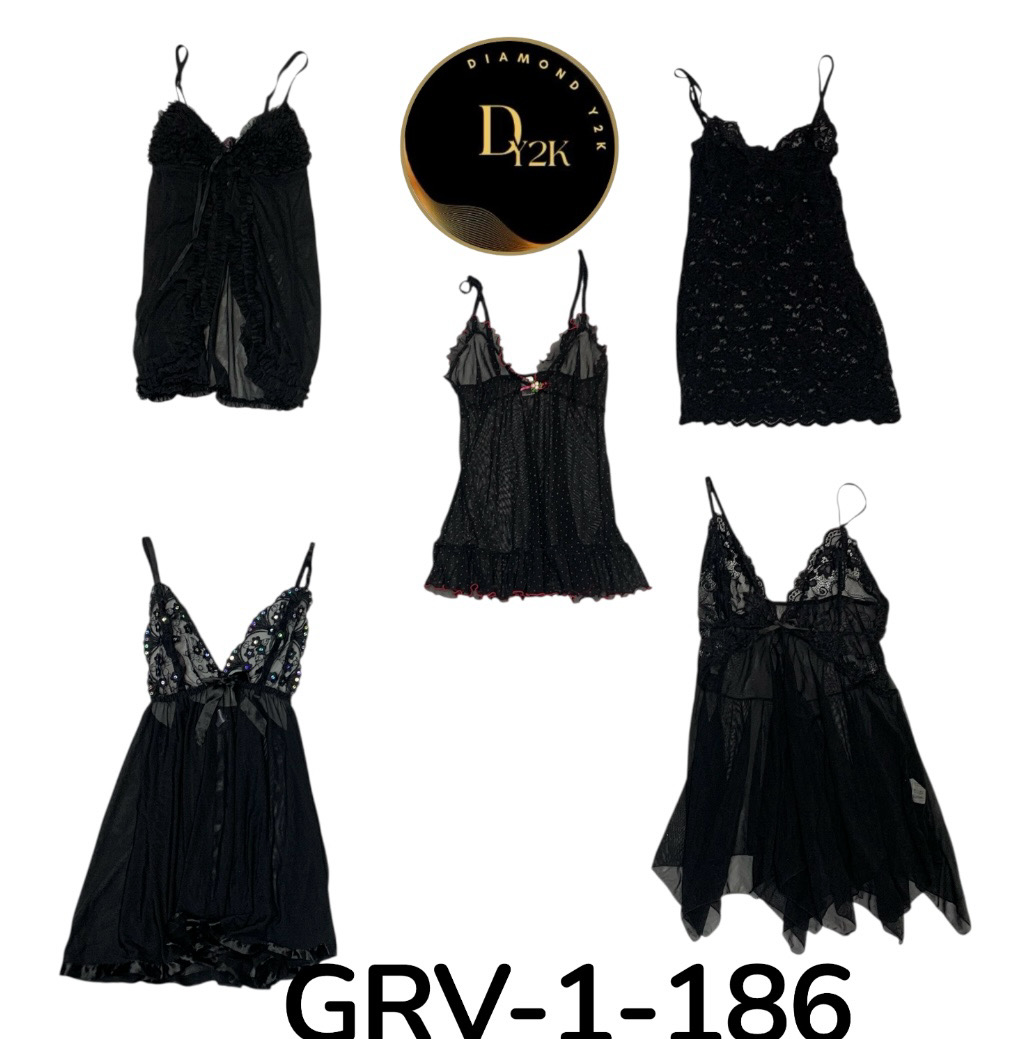 Robe noire sans manches Y2K | Look minimaliste classique (GRV-1-186)