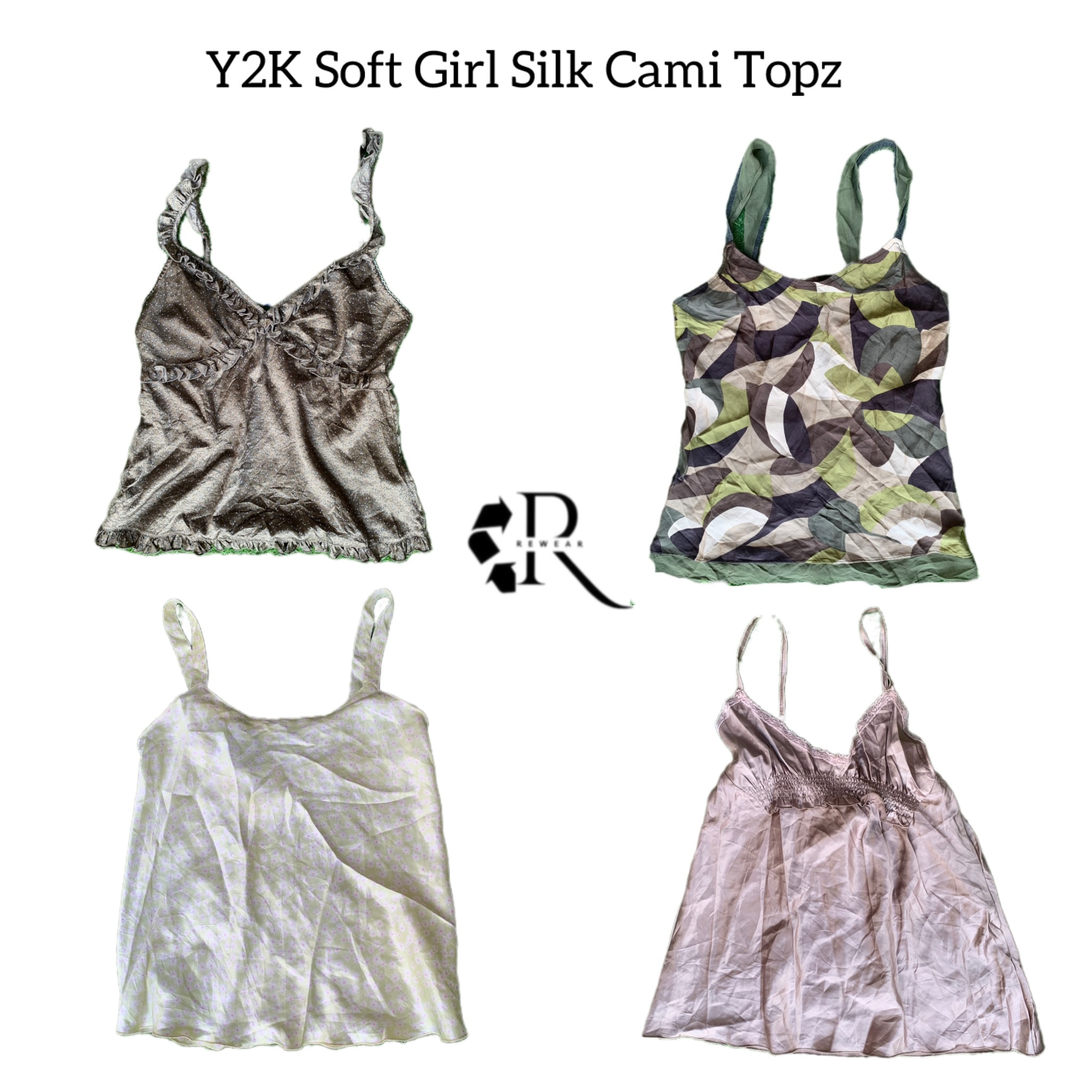 Y2K Soft Girl Cami Tops (RW-1538)