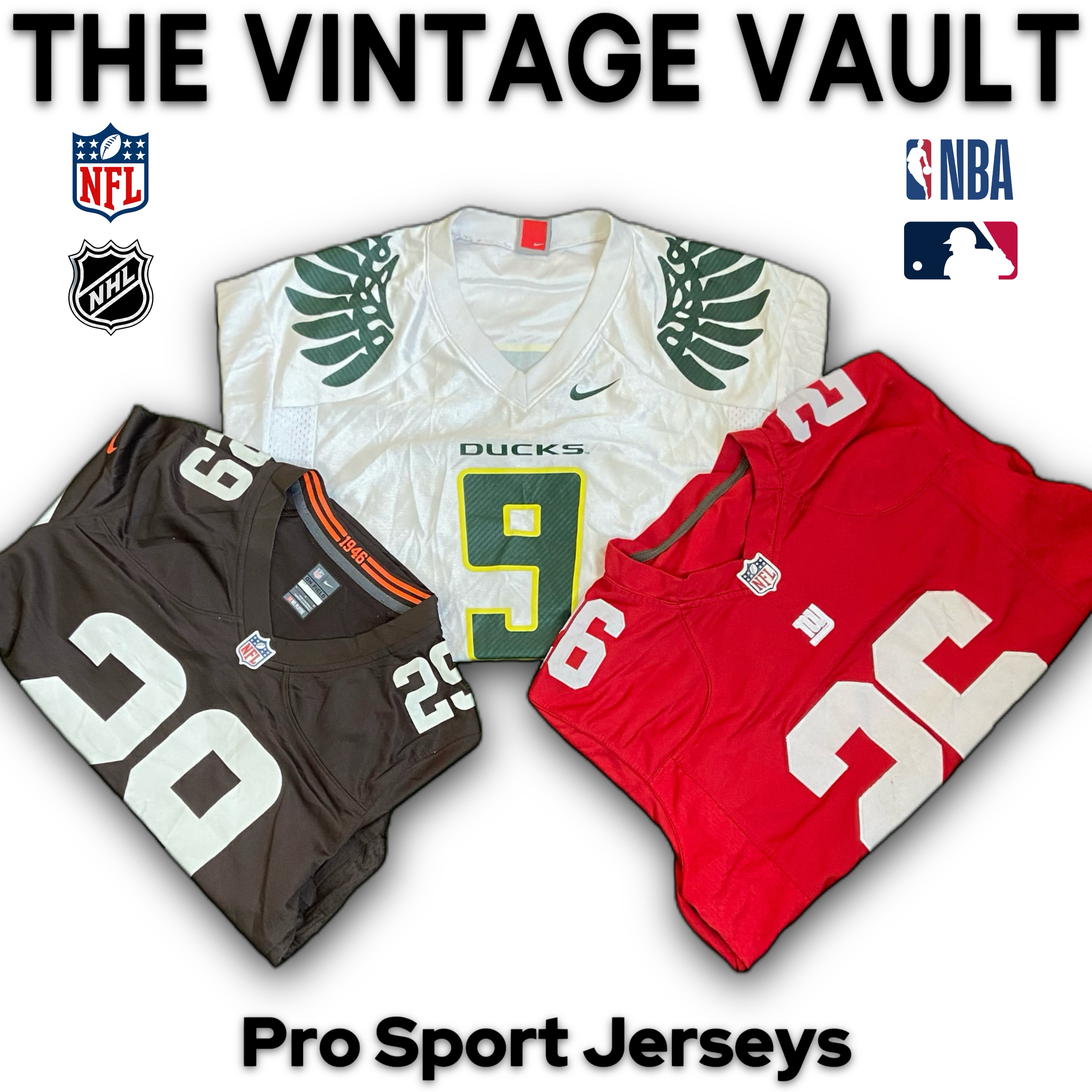 Maillots Pro Sport, y compris NFL et autres