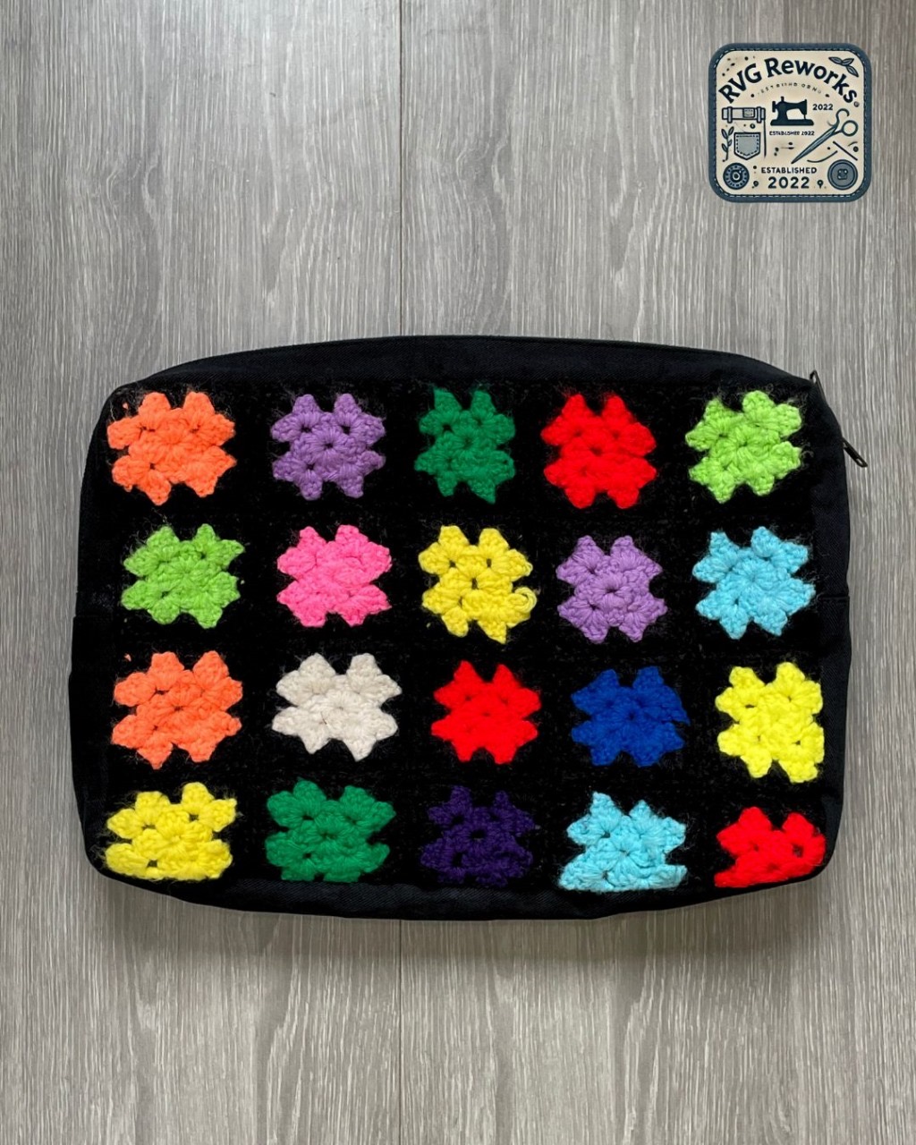 Upcycled Crochet Laptop Sleeve