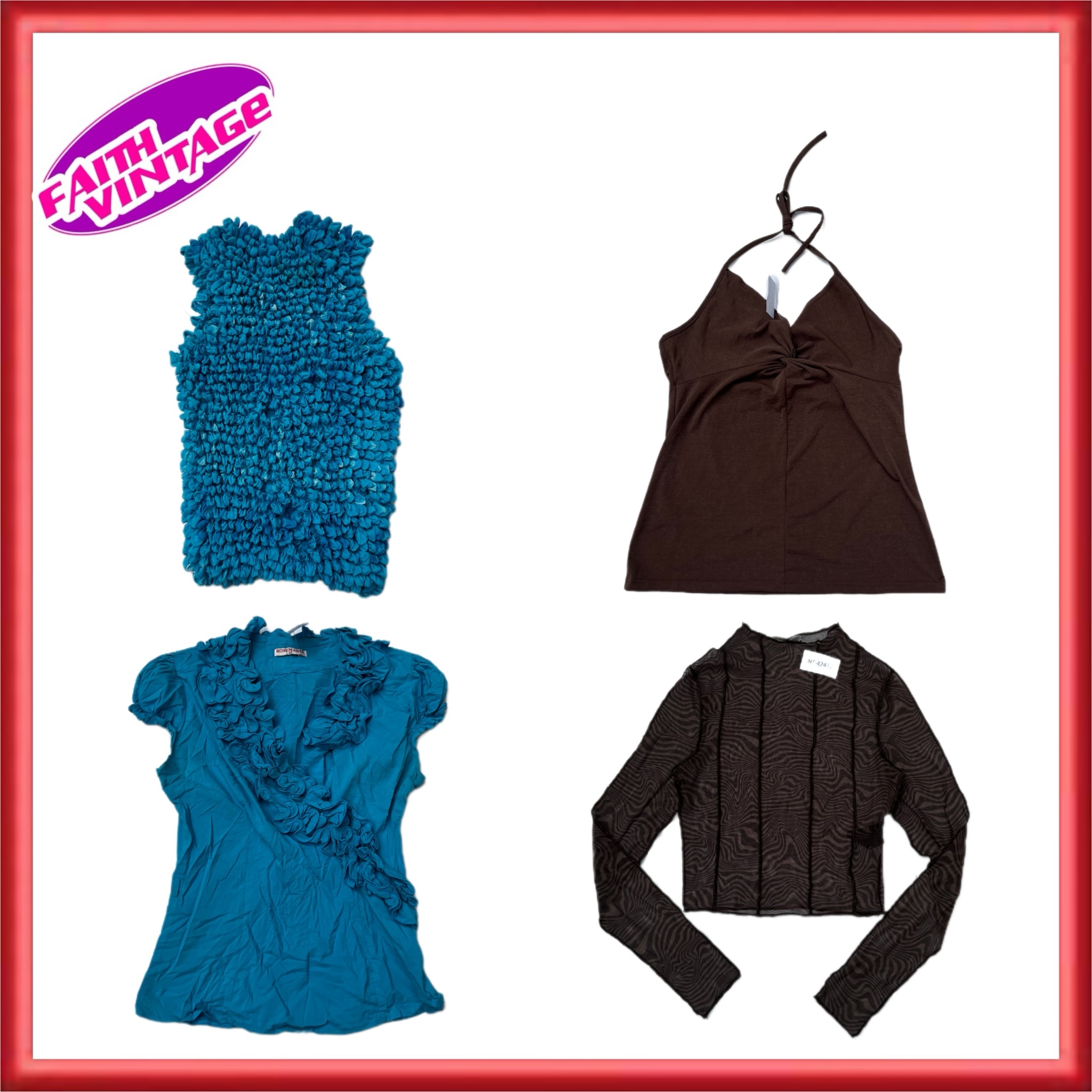 90's Swirl Girls Tops and Jean Bundle (FV-501)