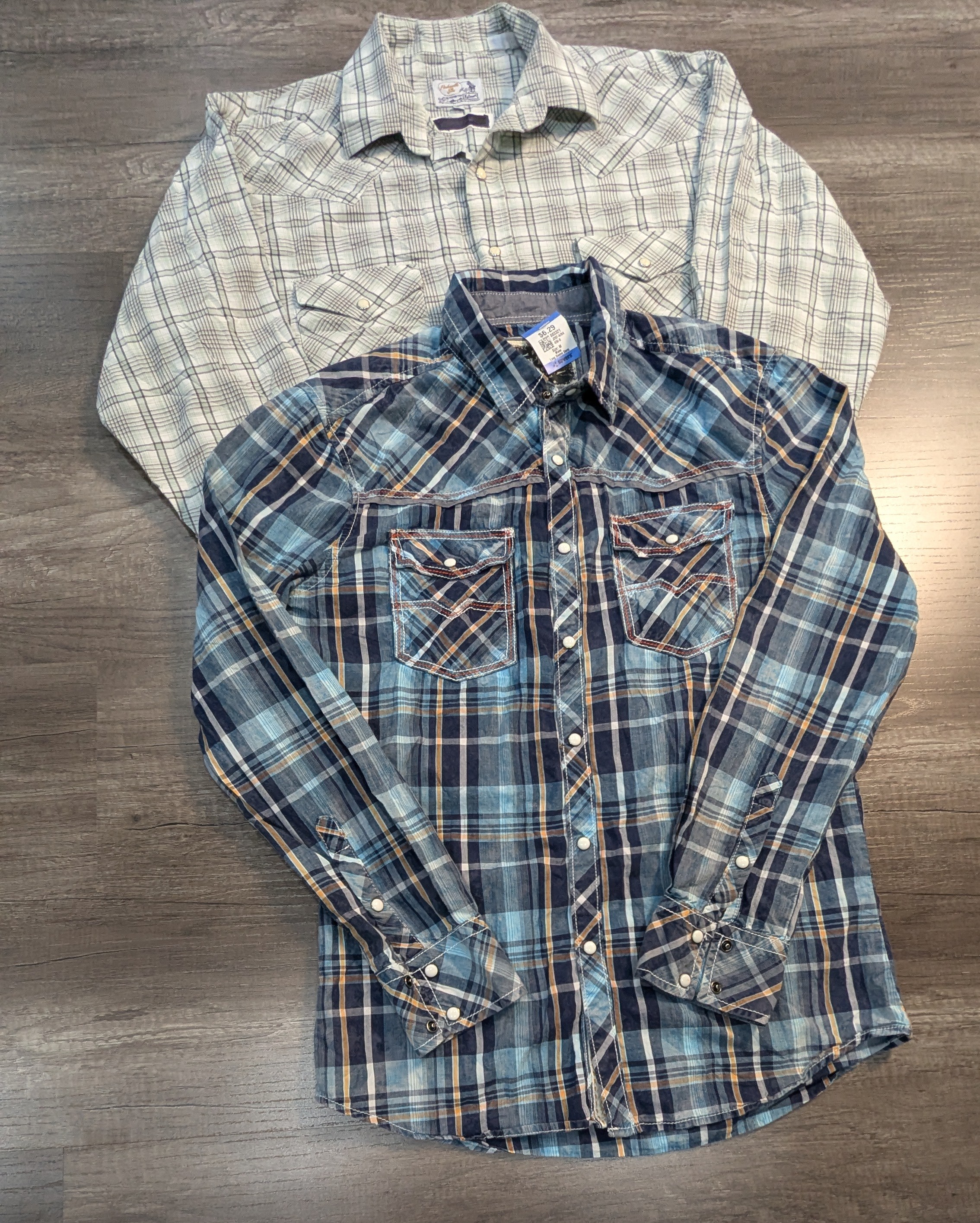 3504 - camicie a maniche lunghe stile western