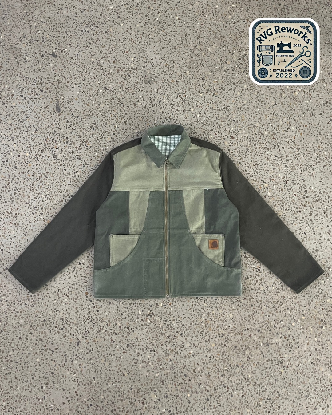 Veste de travail à double poche recyclée