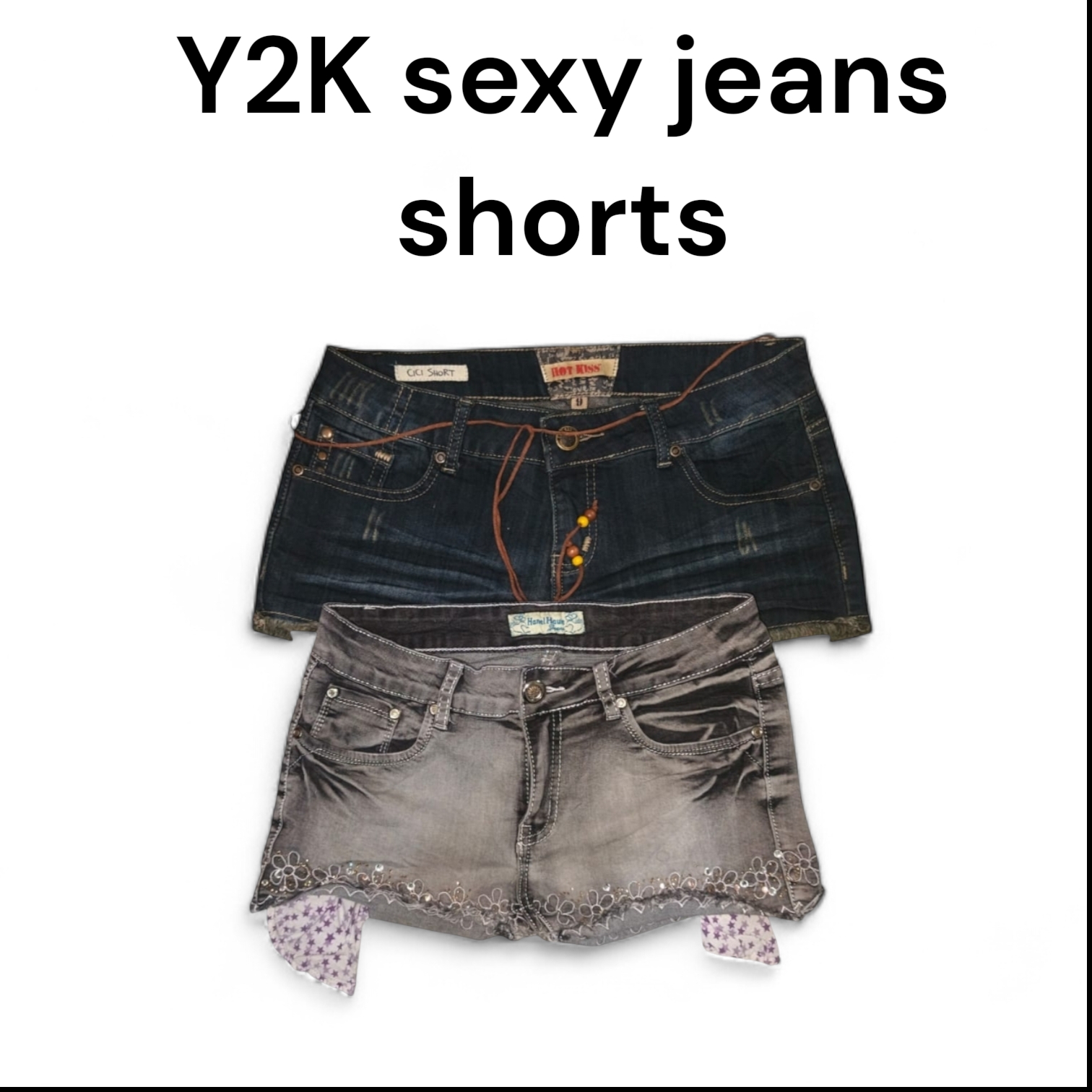 Y2K sexy Jeansshorts