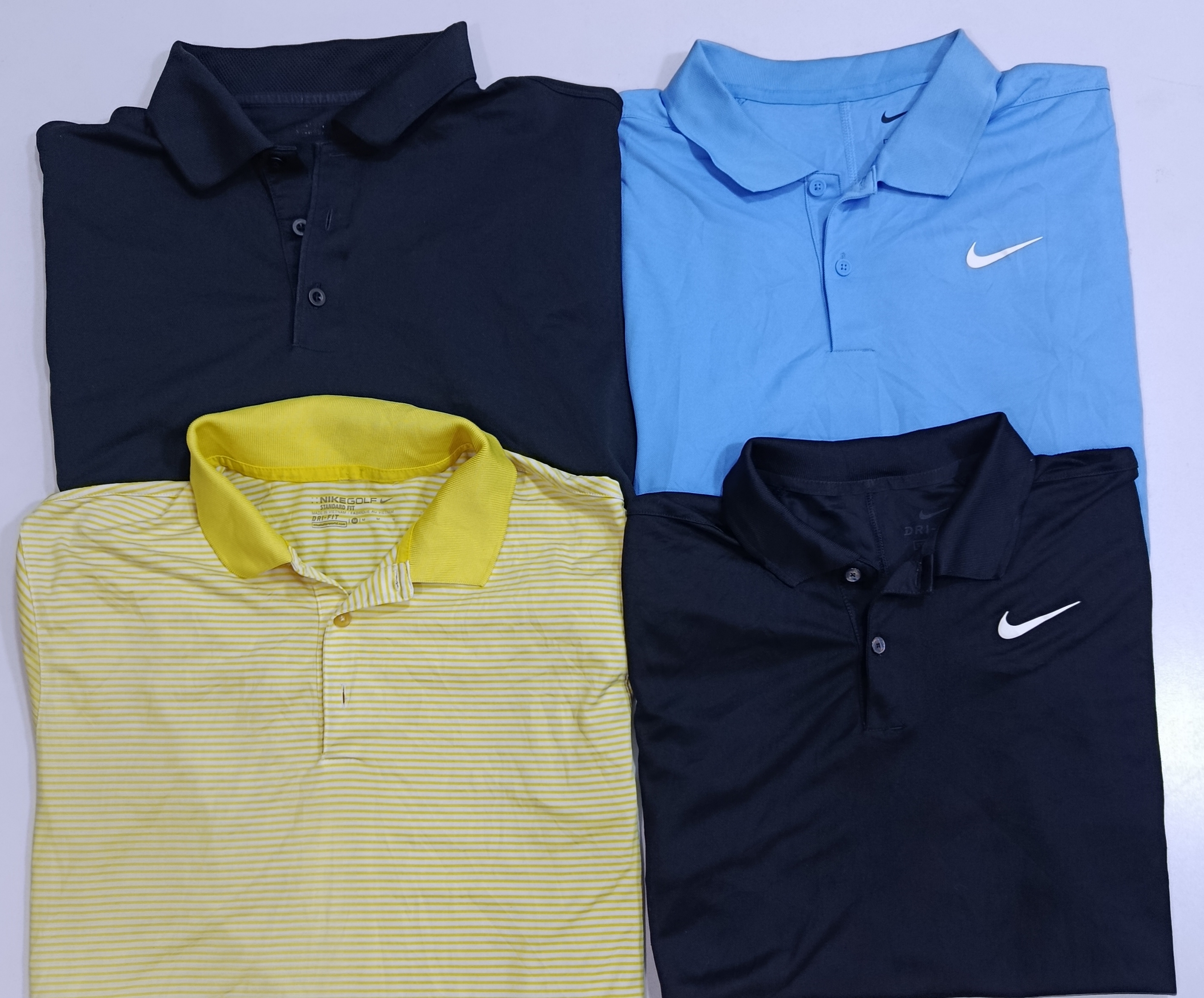 Nike Dri-Fit Collared t-shirt 10Pcs (RV # 196)