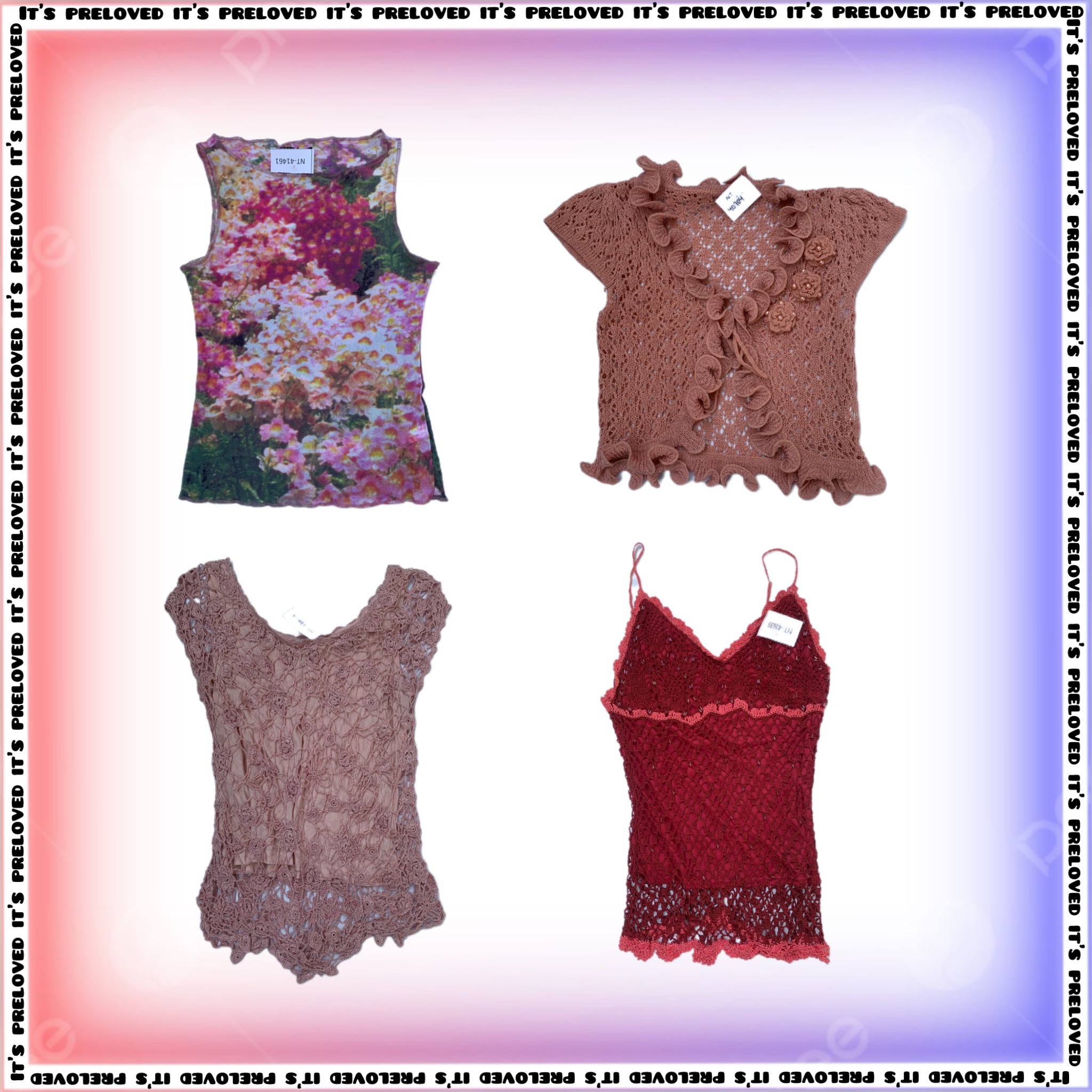 Rose Garden Bundle - tops, dresses, skirts (SS-1912)