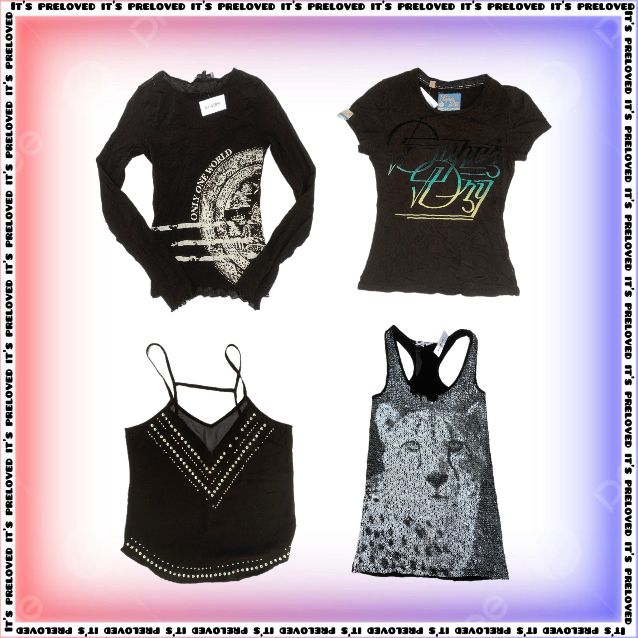 90s Club Kid Set - Top, Dress,Skirts ( SS-1920)