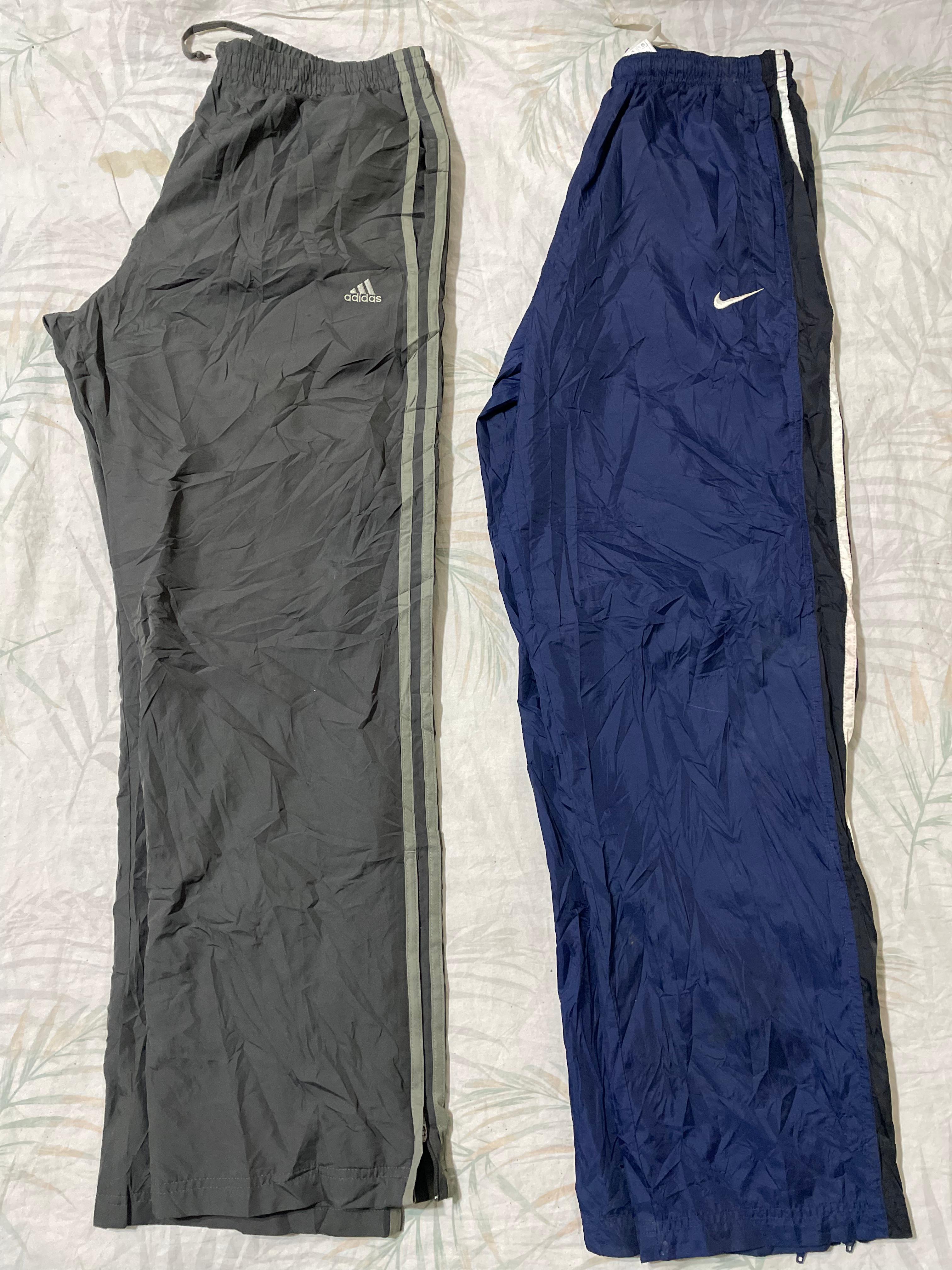 Nike adidas track pants