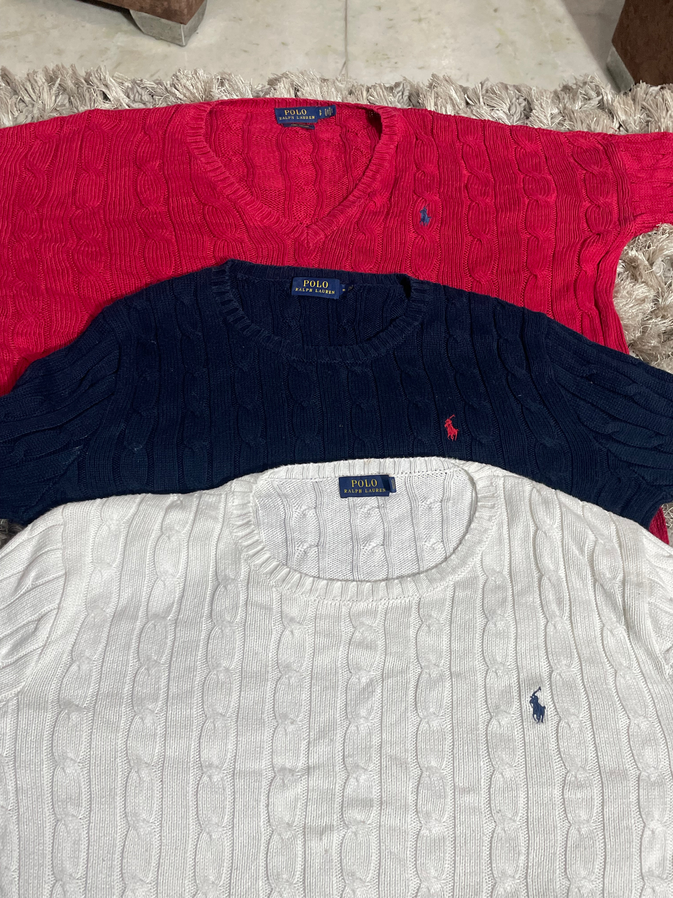 ラルフ・ローレン ケーブルニット