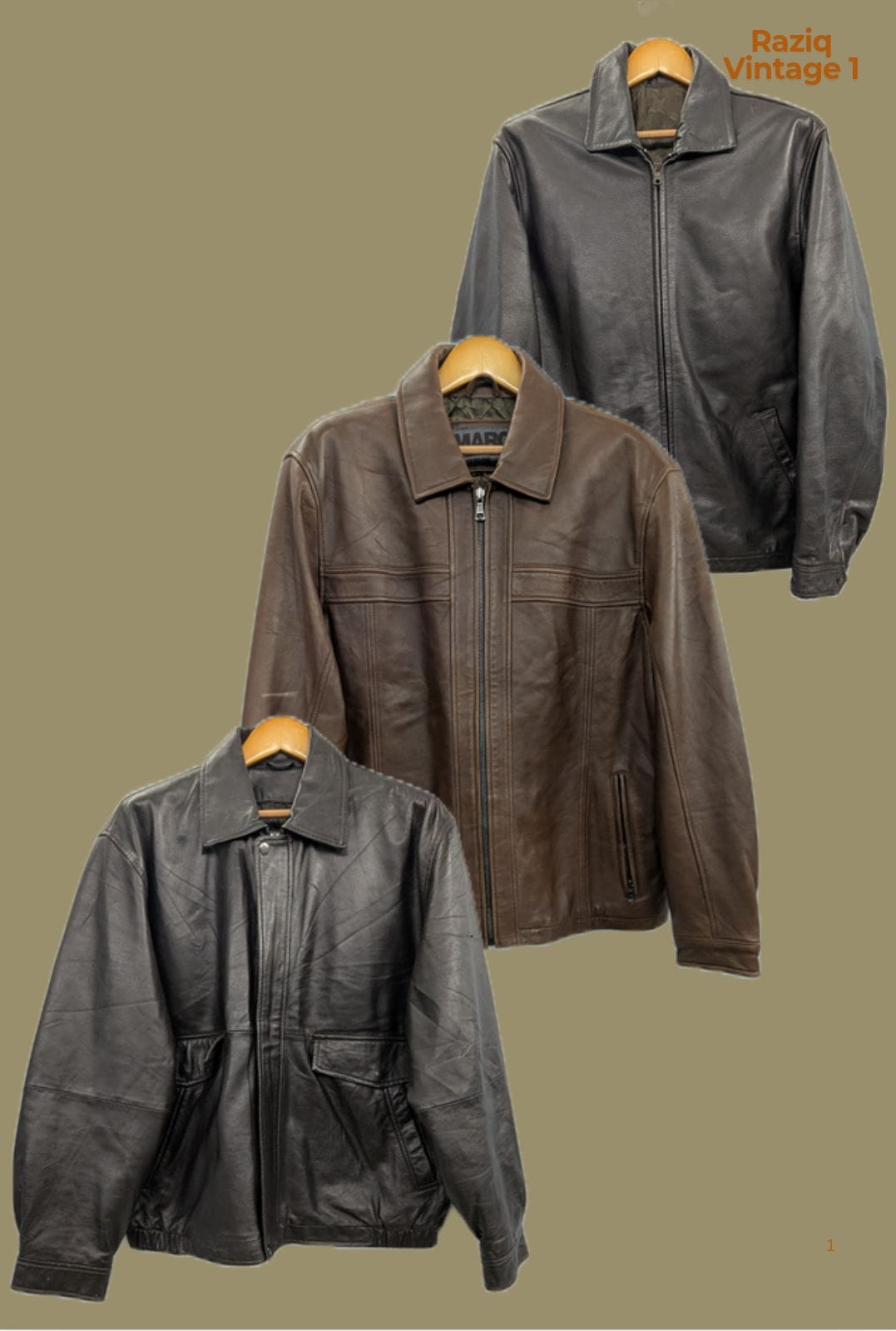 💥 RV2016 Leather Bomber Jackets