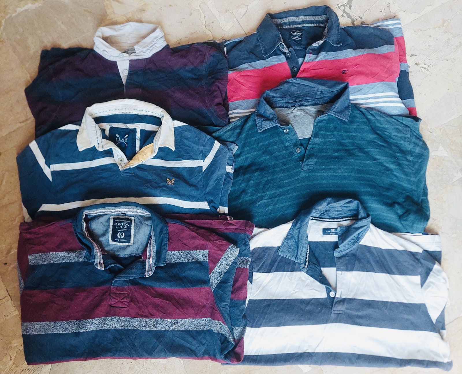 Unbranded rugby shirts bundle 3