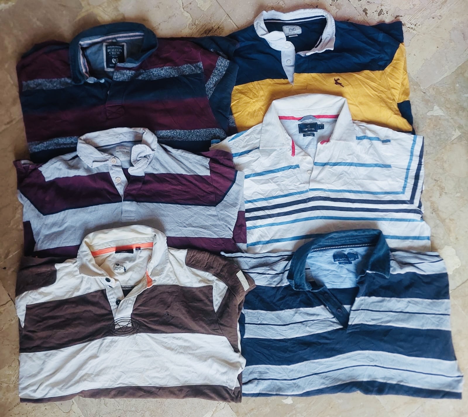 Unbranded rugby shirts bundle 4