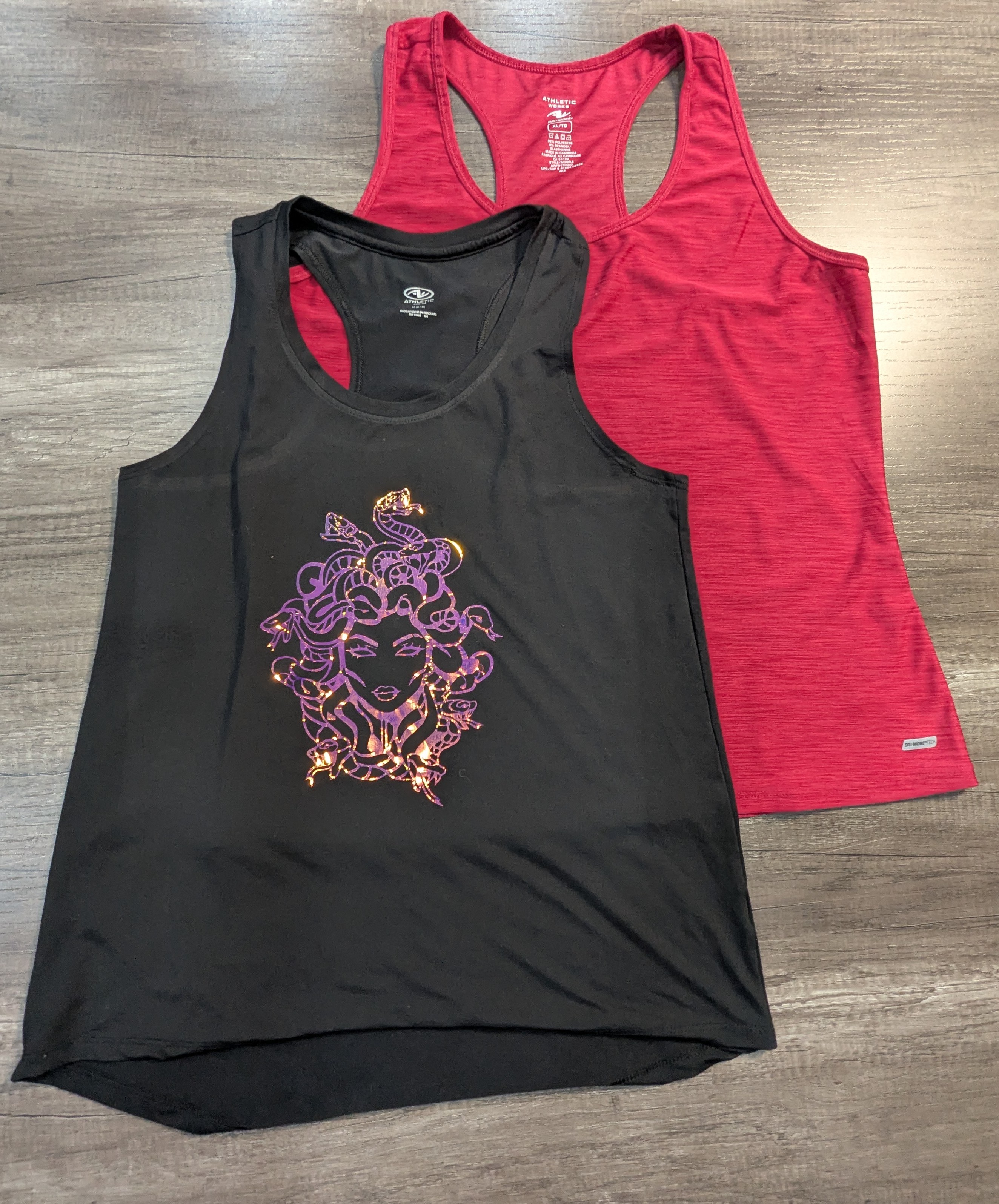 3517 - Athletic Half Sleeves T-Shirts and Muscle Tank