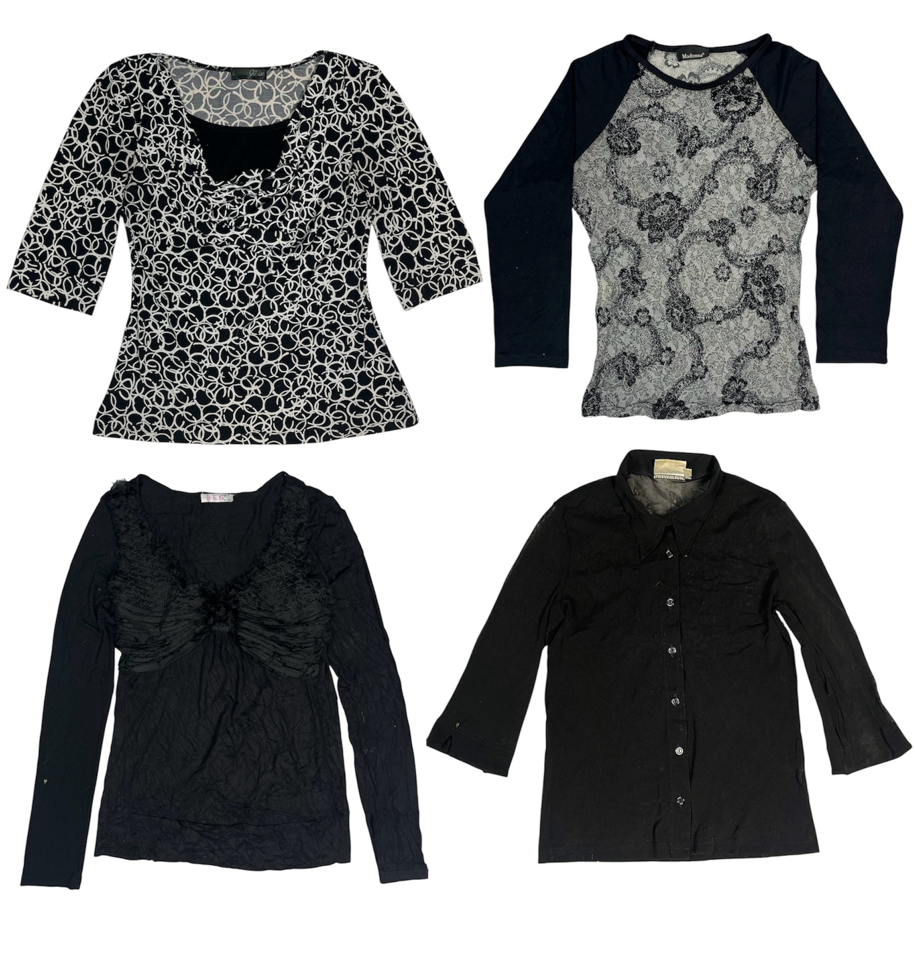 To all the black Lovers! Y2k tops: TT-144